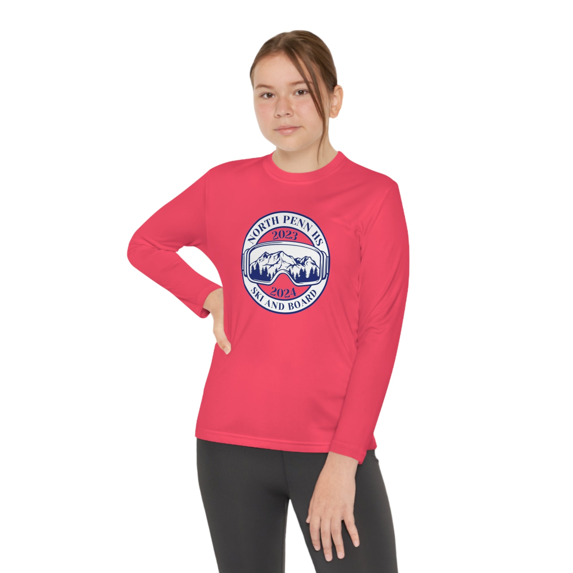 North Penn HS Ski &amp; Board youth Logo Long Sleeve Competitor Youth Tee