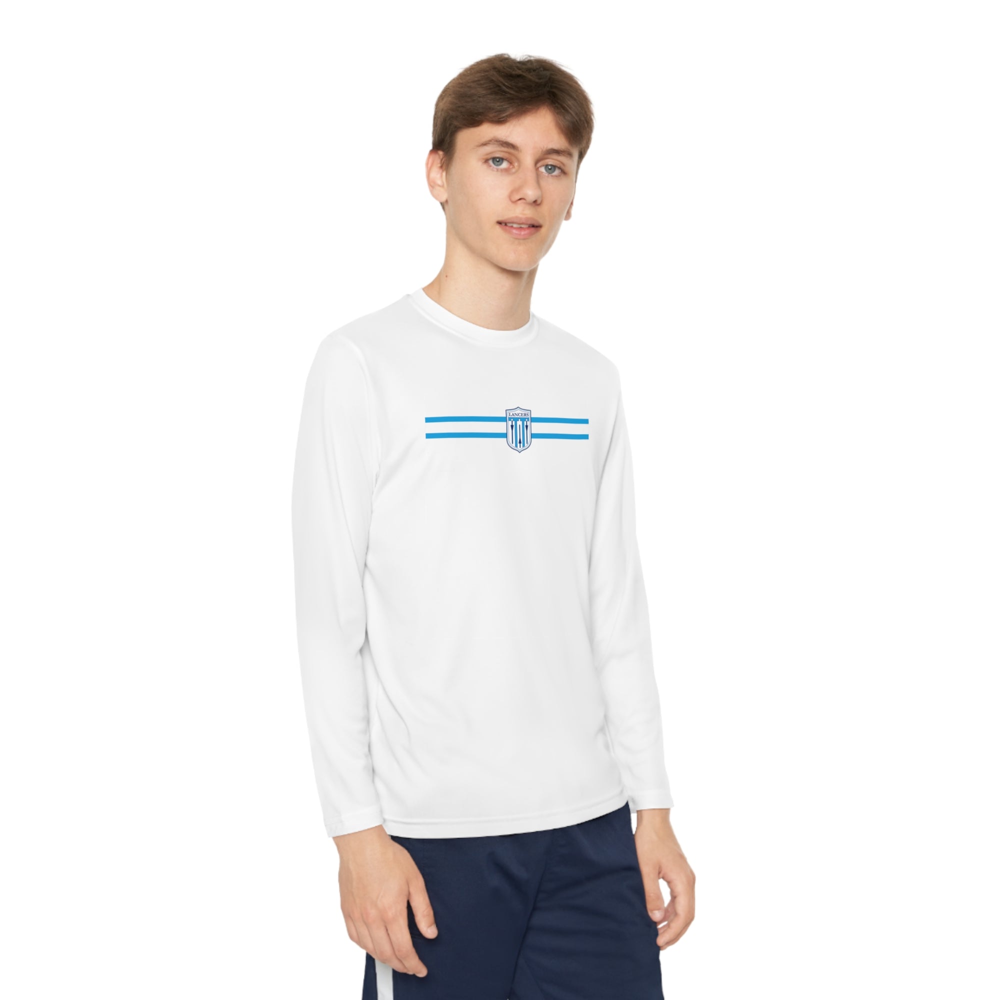 Long Sleeve Lancers Shield Broad logo - YOUTH