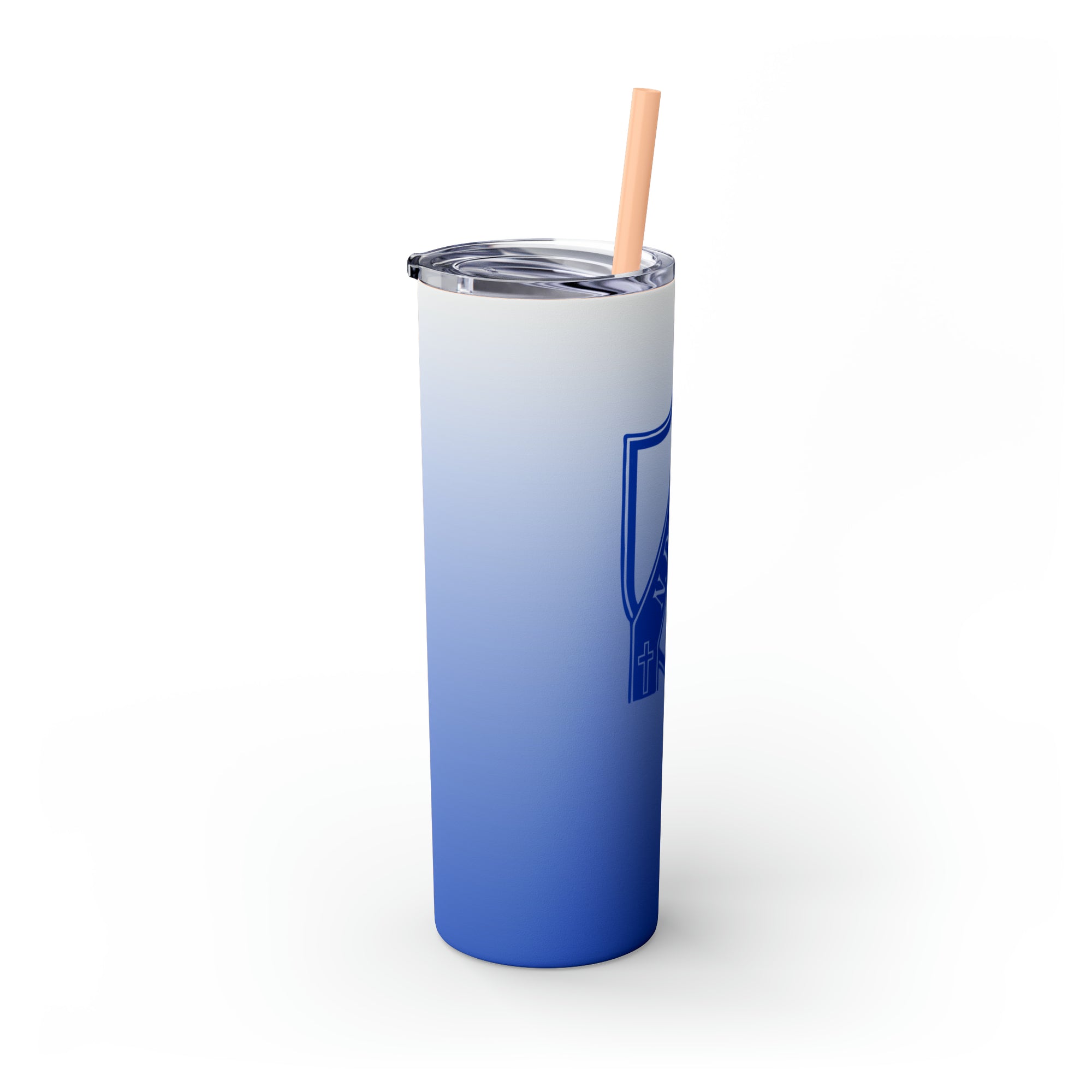 NDICE Skinny Tumbler with Straw, 20oz