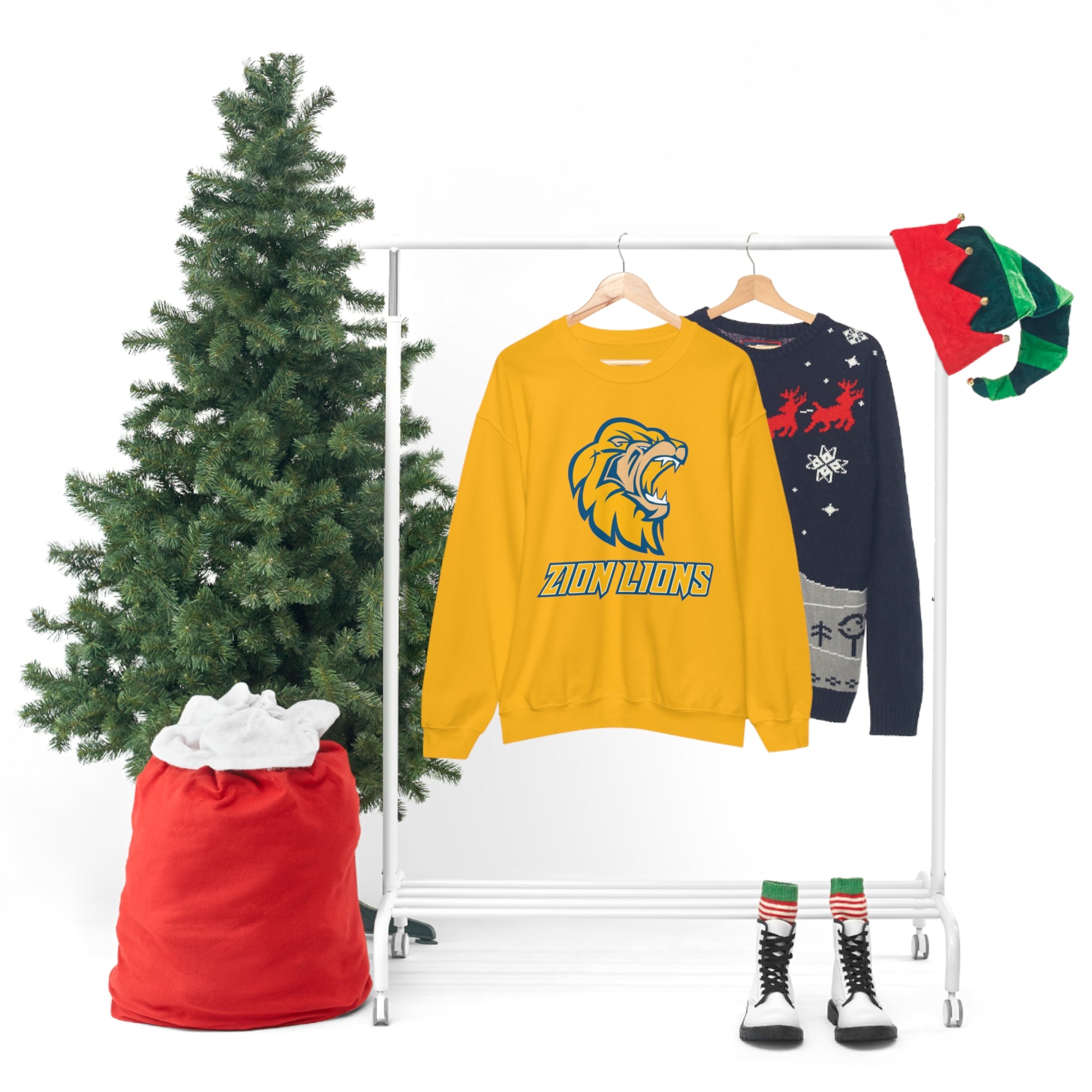 Zion Lions Crewneck Sweatshirts