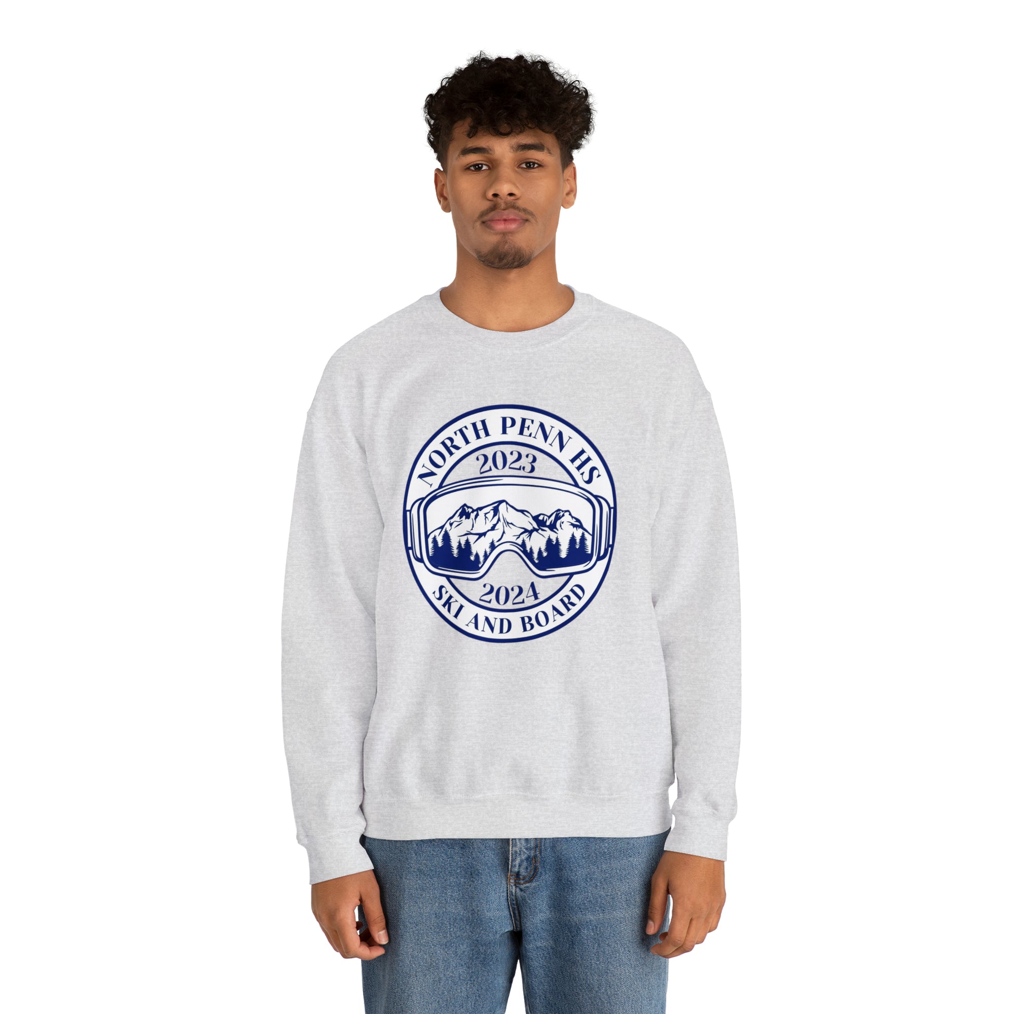 North Penn HS Ski &amp; Board Crewneck Sweatshirts