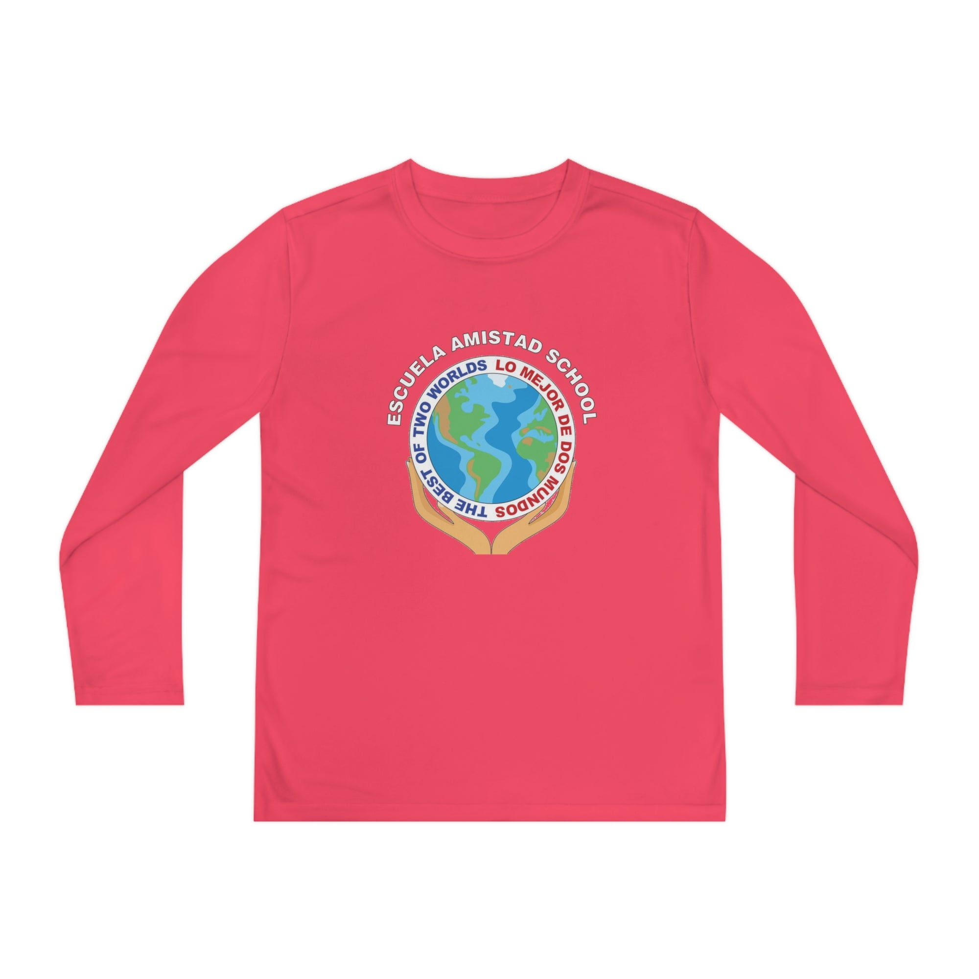 Youth Escuela Amistad School Long Sleeve Competitor Tee