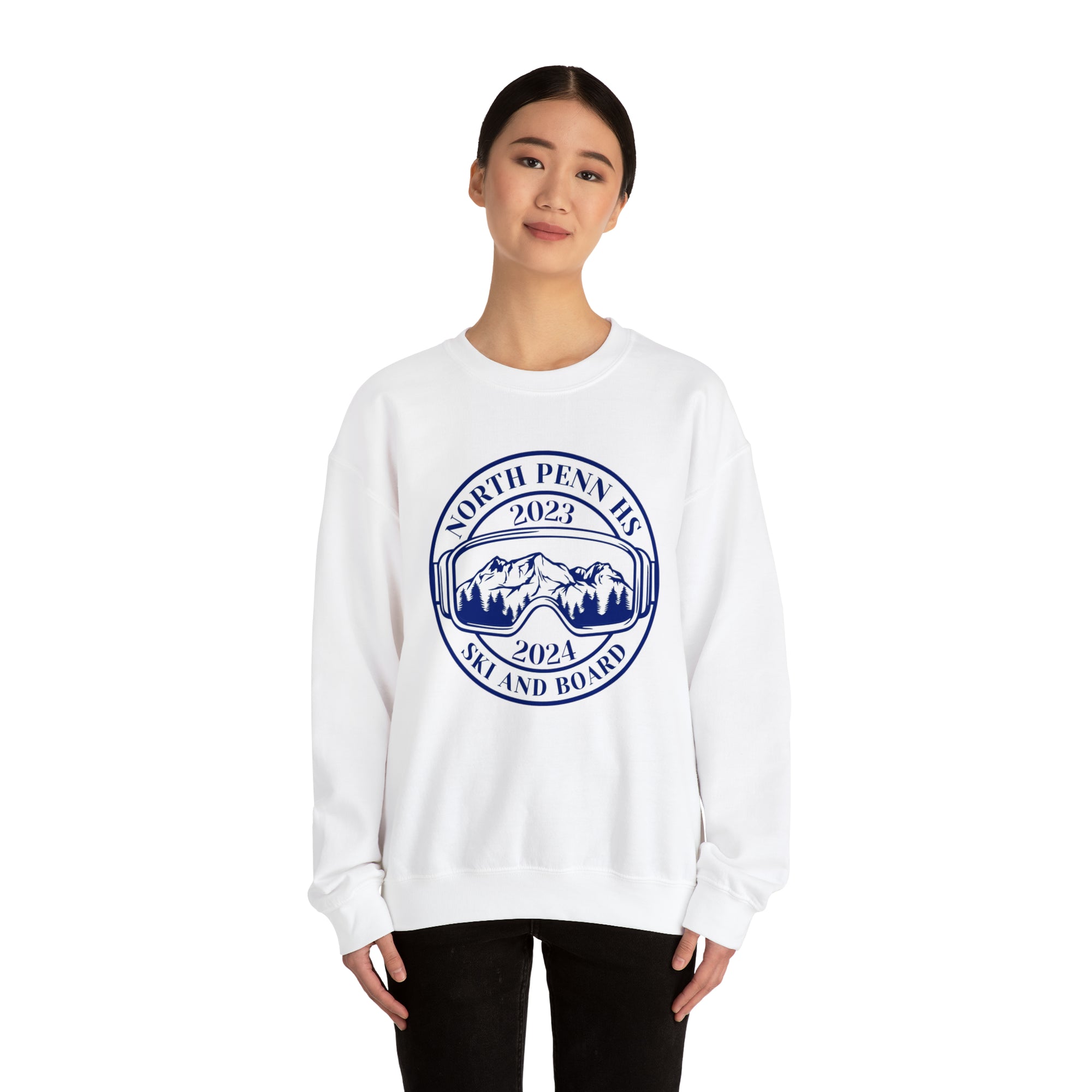 North Penn HS Ski &amp; Board Crewneck Sweatshirts