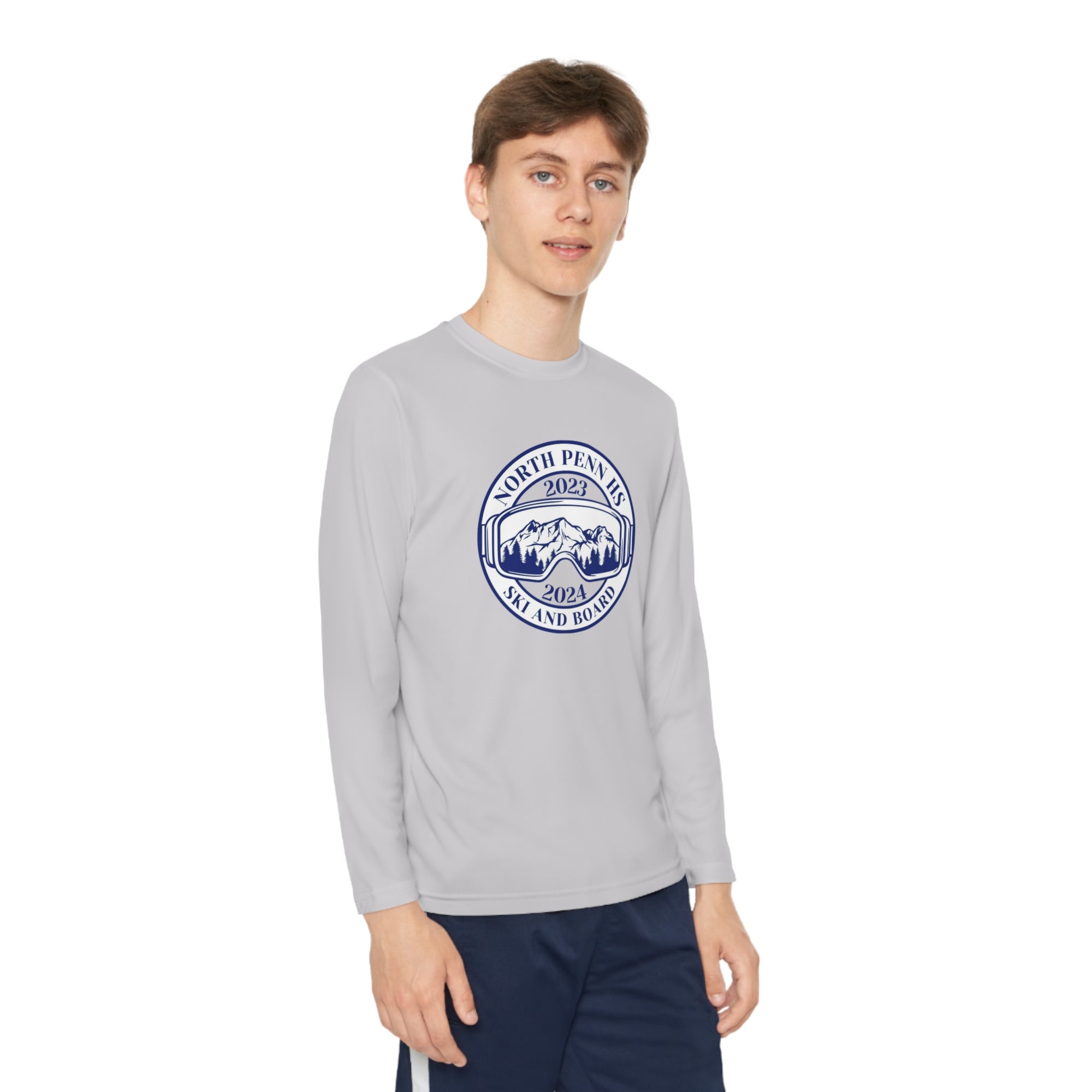 North Penn HS Ski &amp; Board youth Logo Long Sleeve Competitor Youth Tee