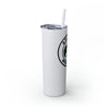 Atlanta Wrestling Skinny Tumbler with Straw, 20oz