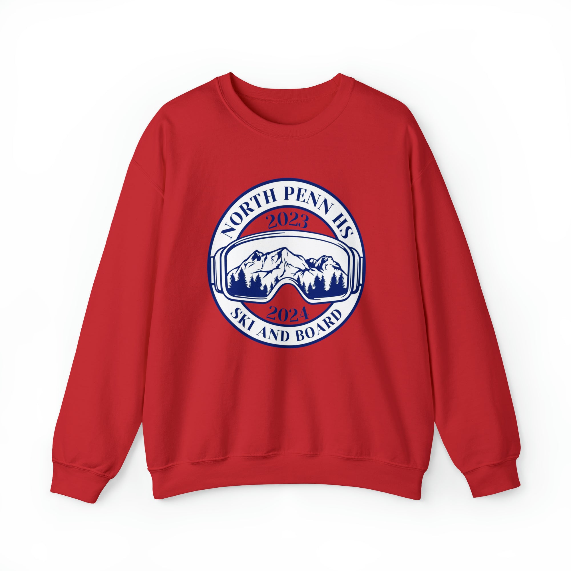 North Penn HS Ski &amp; Board Crewneck Sweatshirts