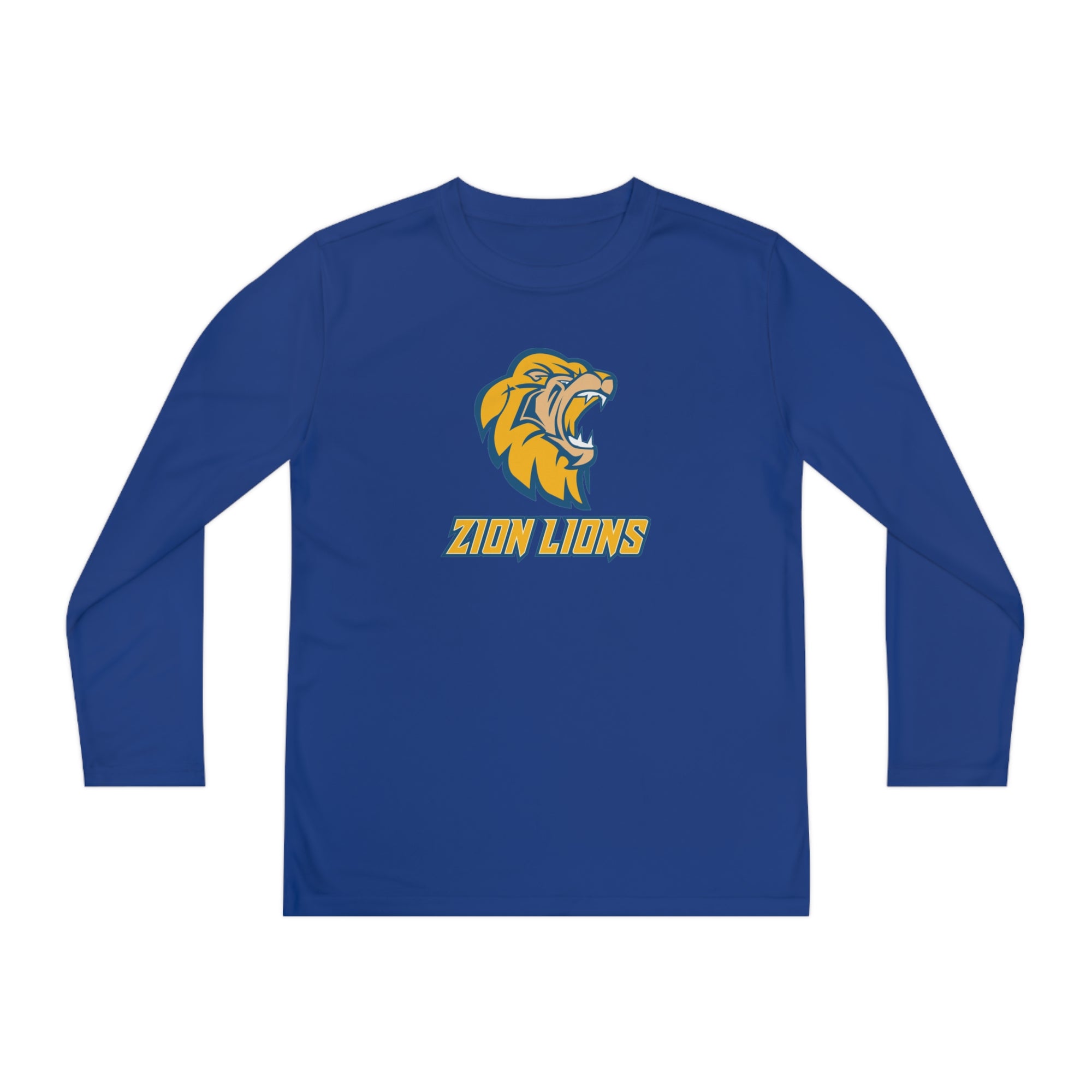 Zion Lions Youth Long Sleeve Competitor Tee - YOUTH