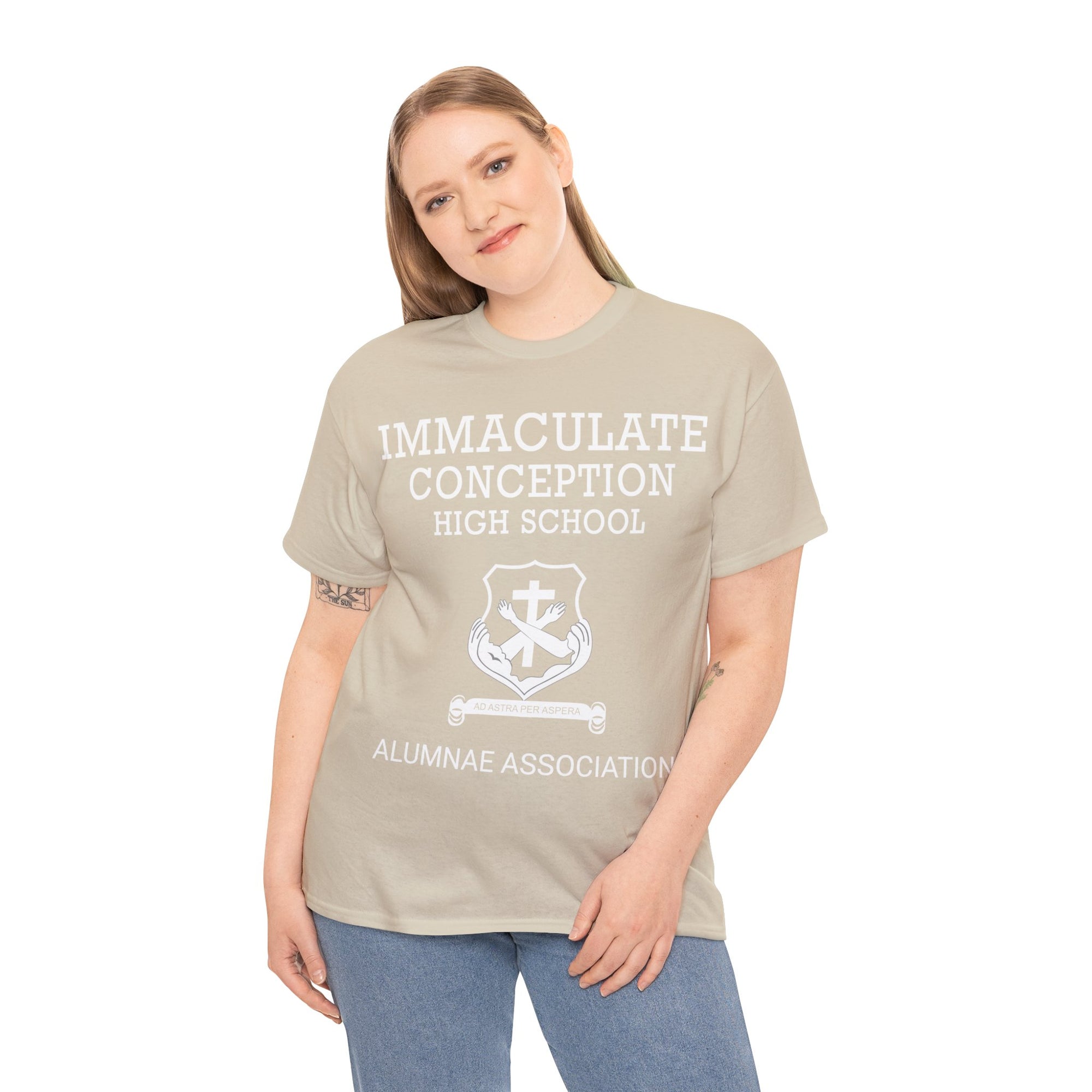Immaculate Conception High School Alumnae Association Unisex Heavy Cotton Tee