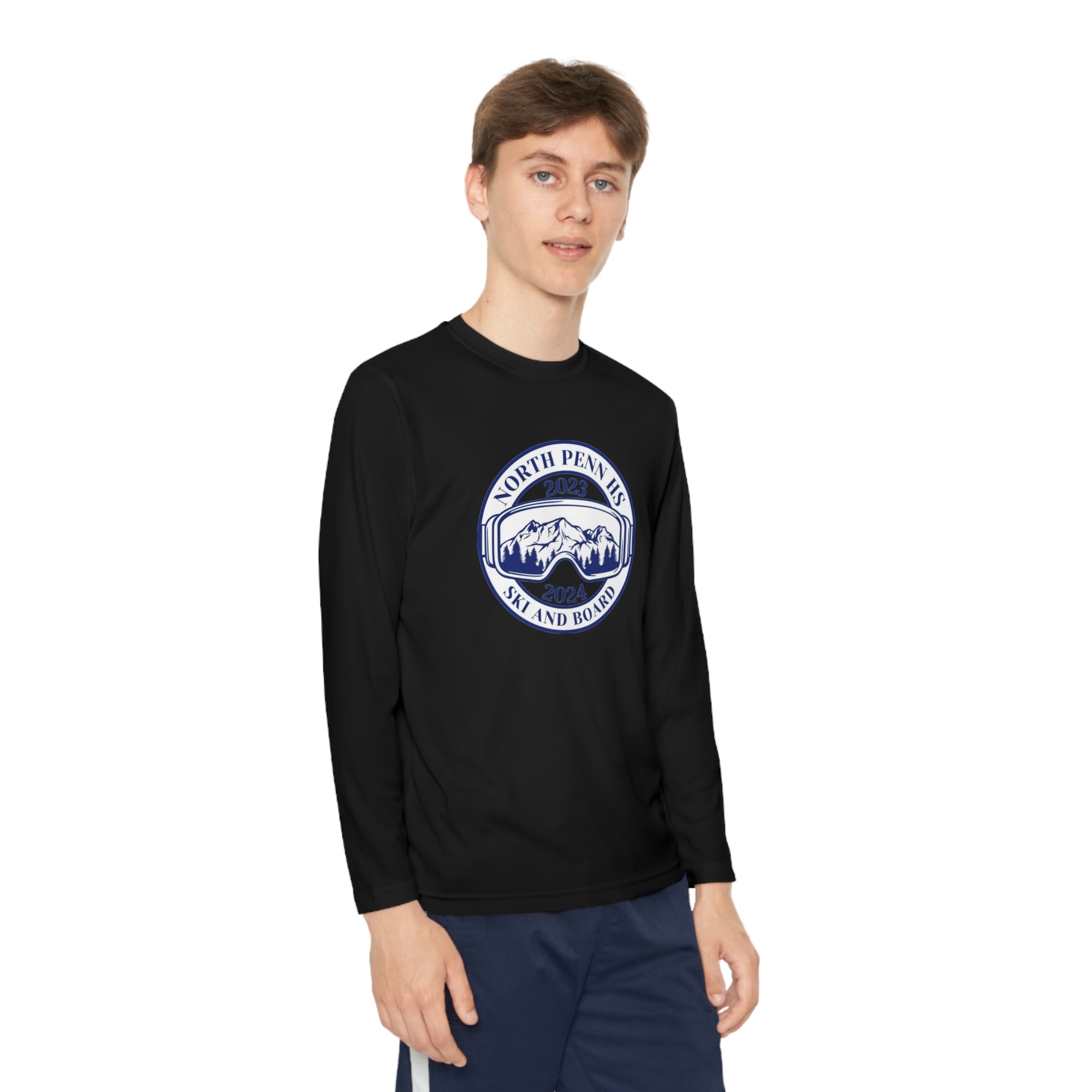 North Penn HS Ski &amp; Board youth Logo Long Sleeve Competitor Youth Tee