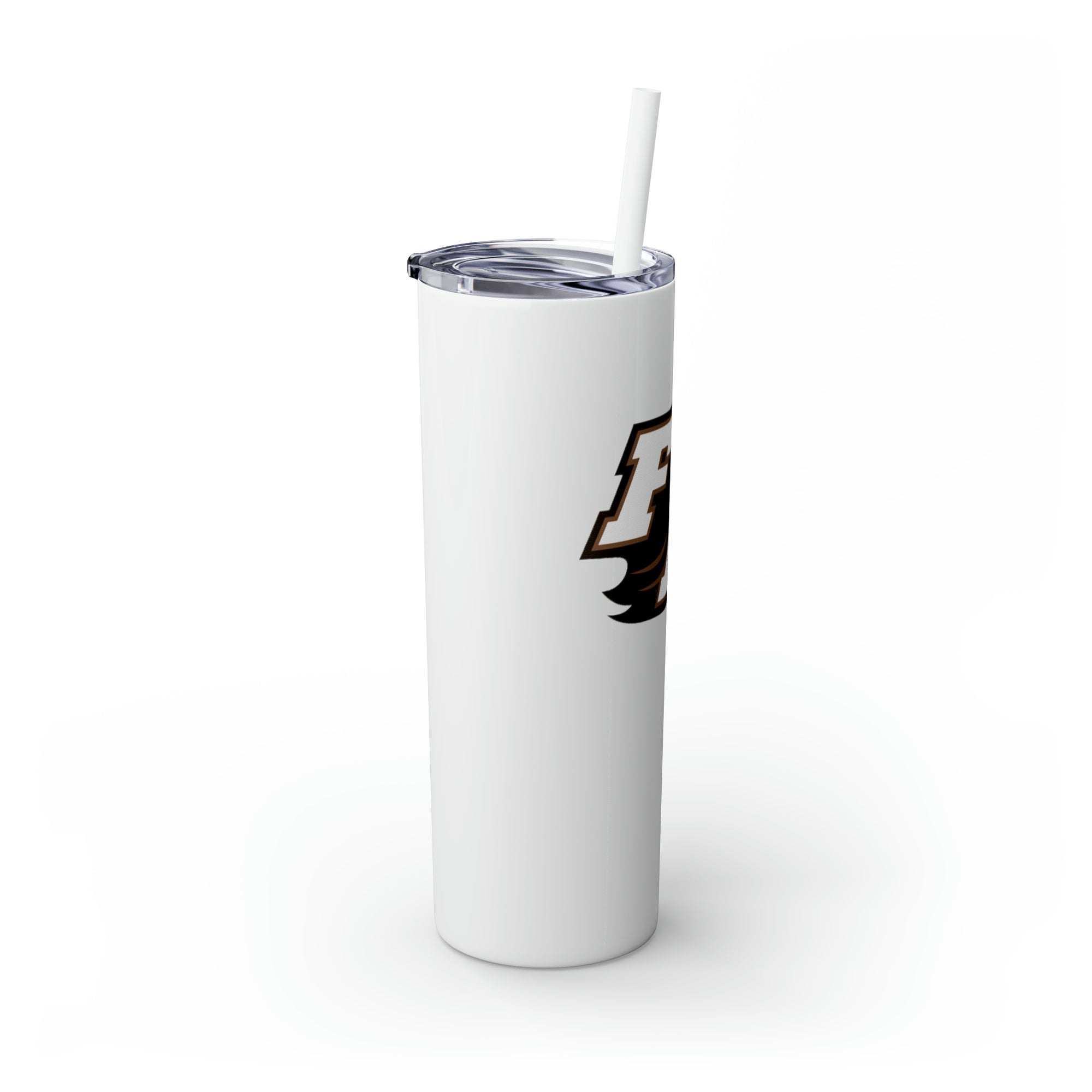 First Academy Drama Team Skinny Tumbler with Straw, 20oz