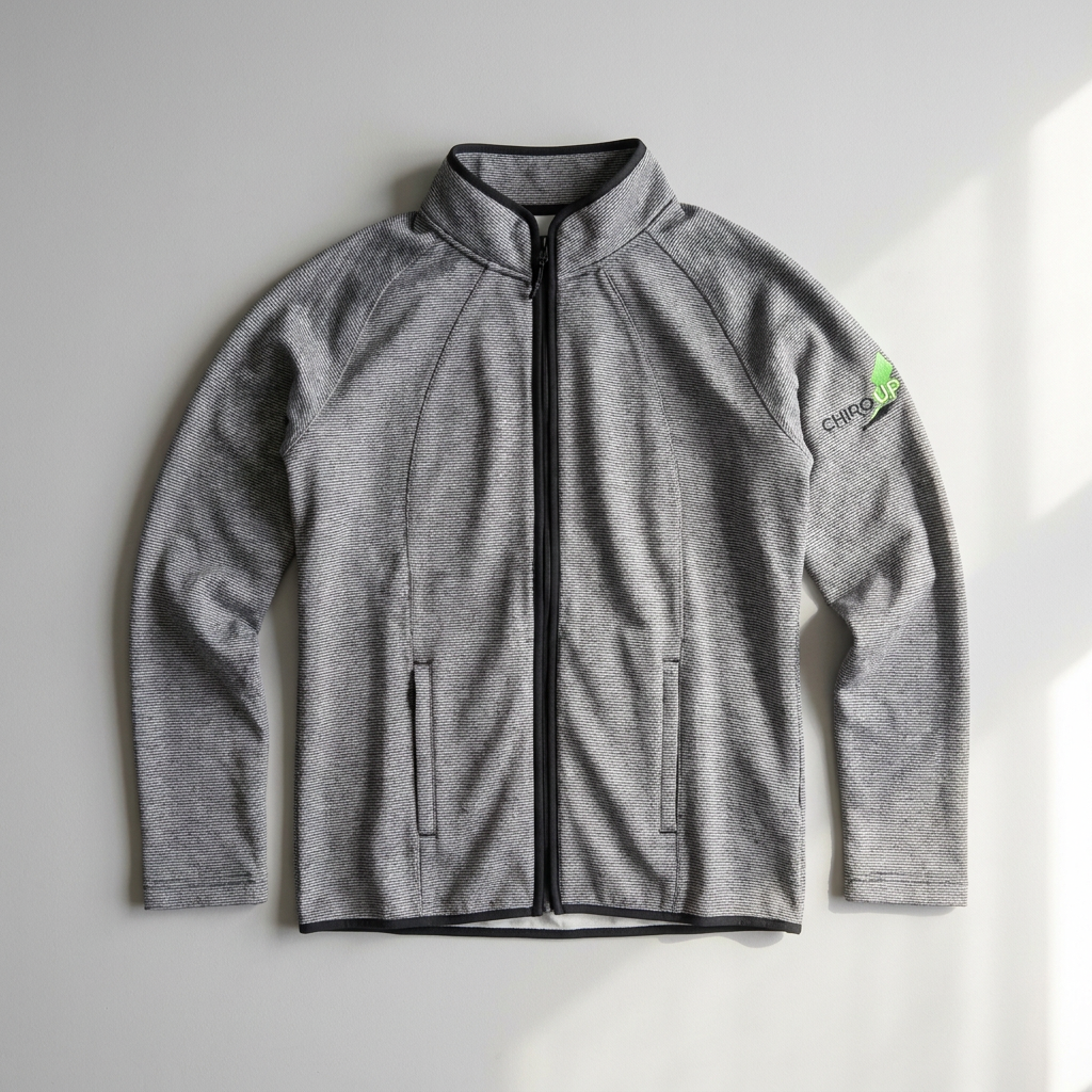 ChiroUp Women's Venture Heathered Stripe Full-Zip Jacket