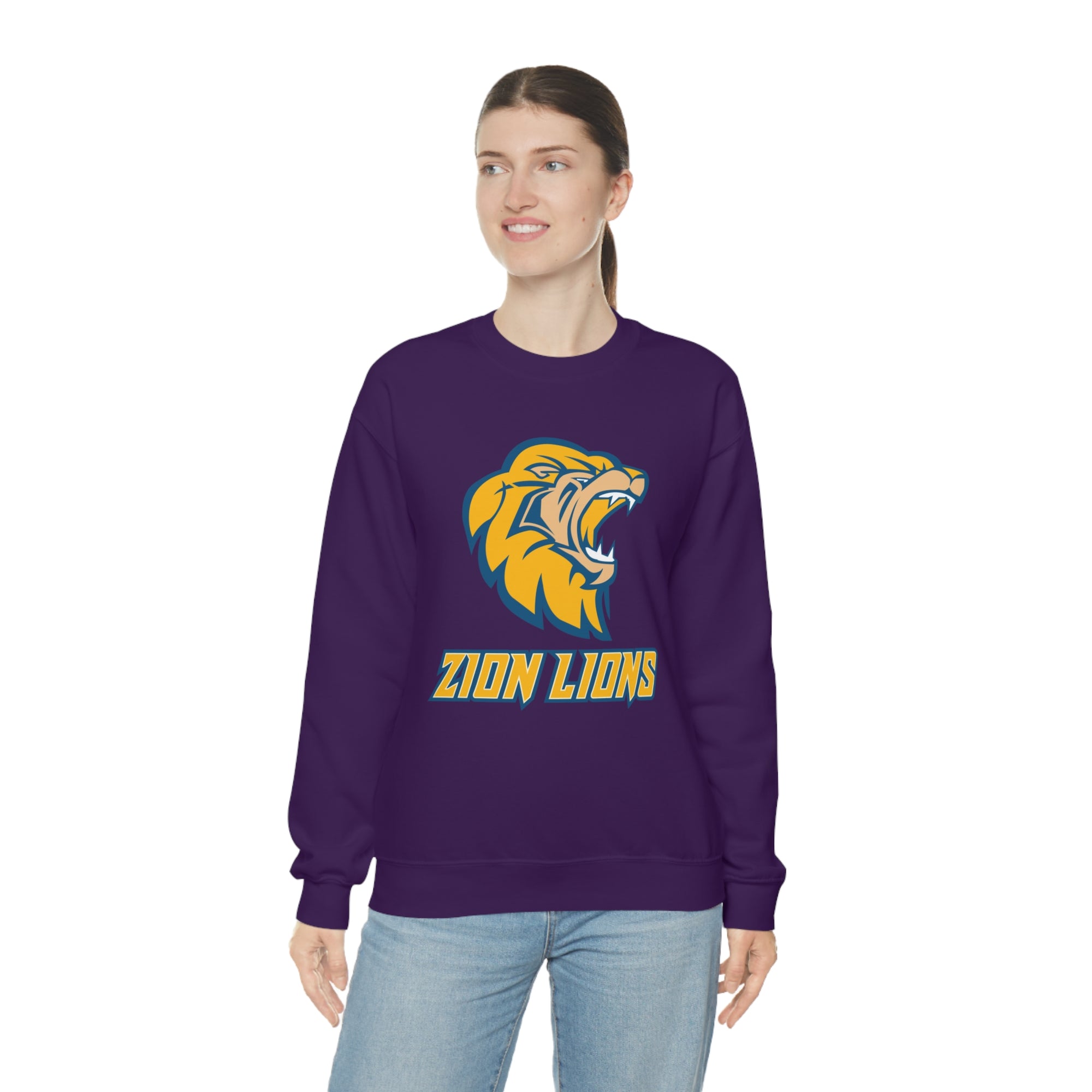 Zion Lions Crewneck Sweatshirts