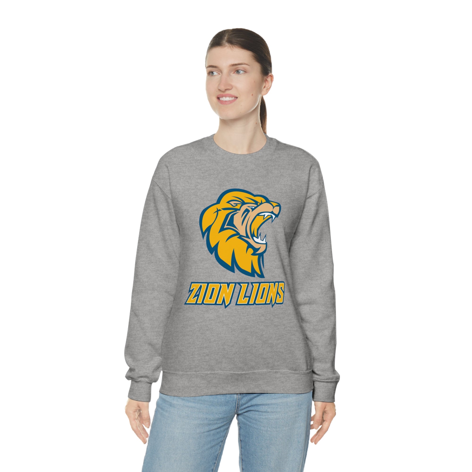 Zion Lions Crewneck Sweatshirts