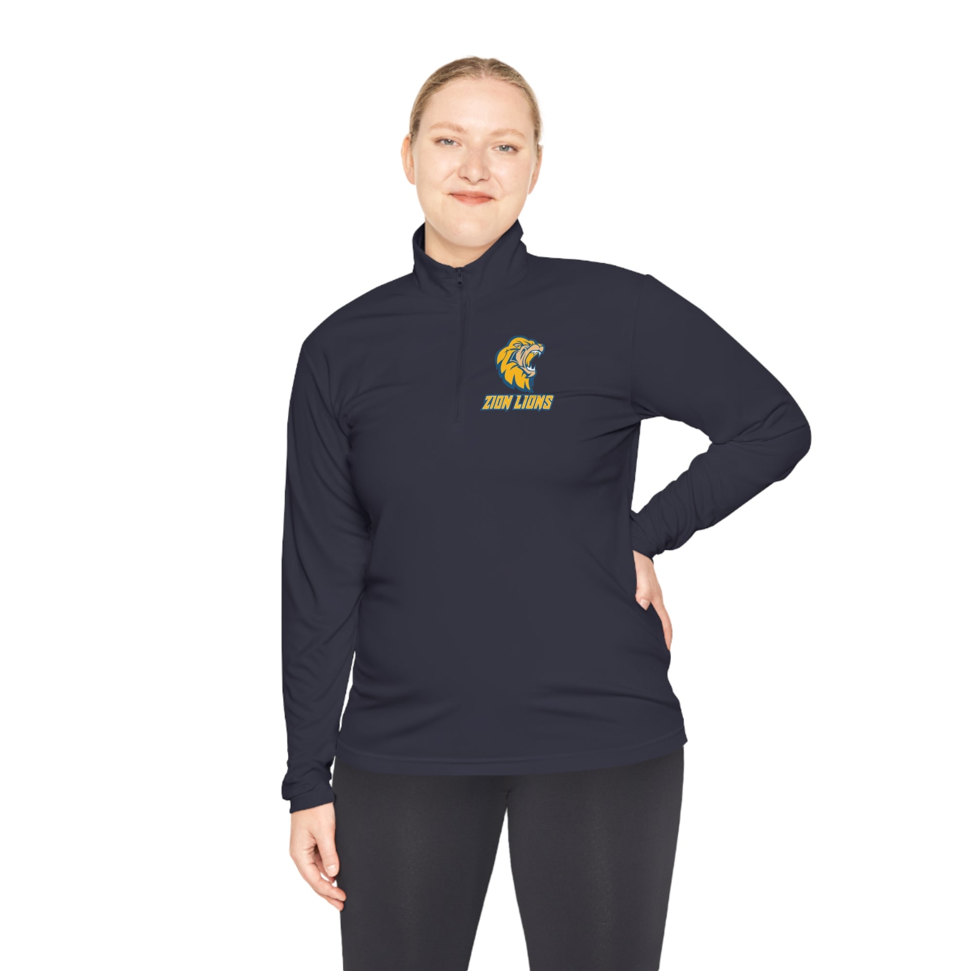 Zion Lions Unisex Quarter-Zip Pullover