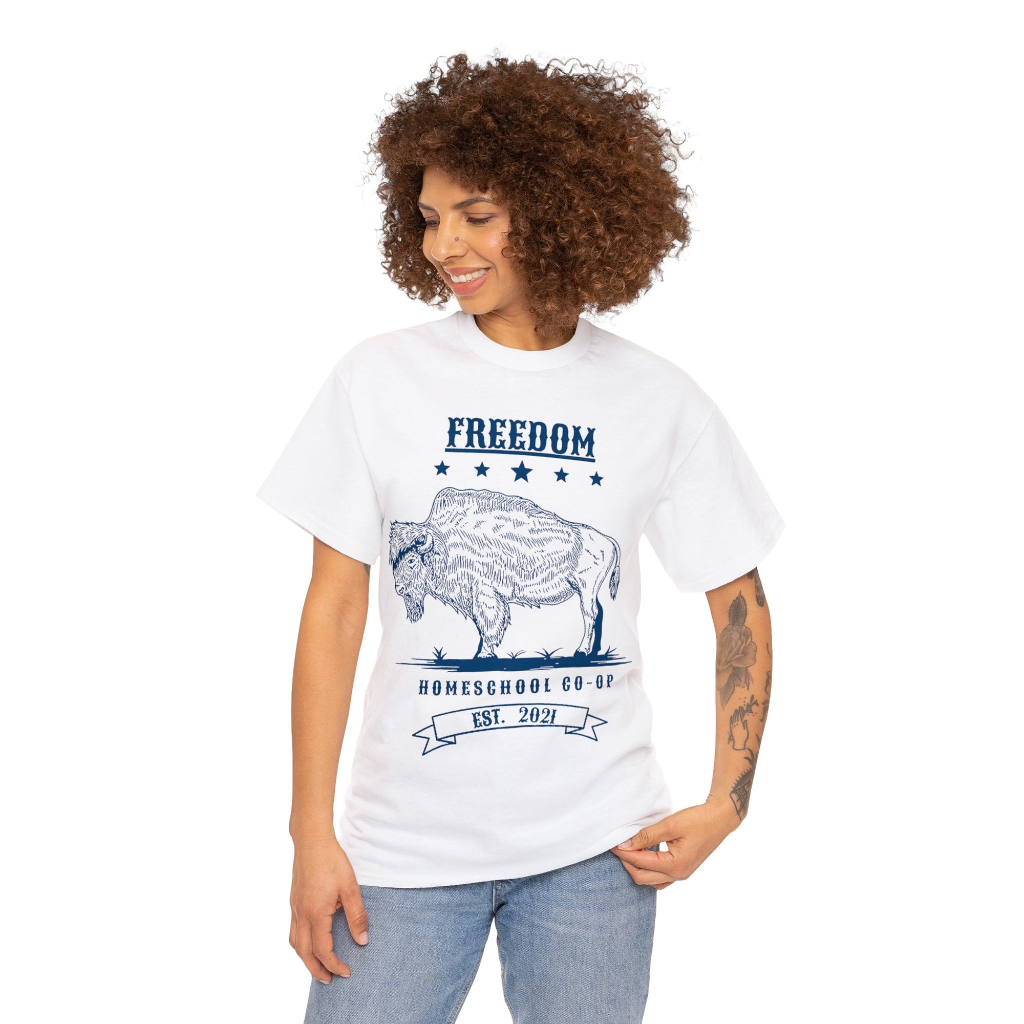 Freedom Homeschool Co-op Unisex Heavy Cotton Tee