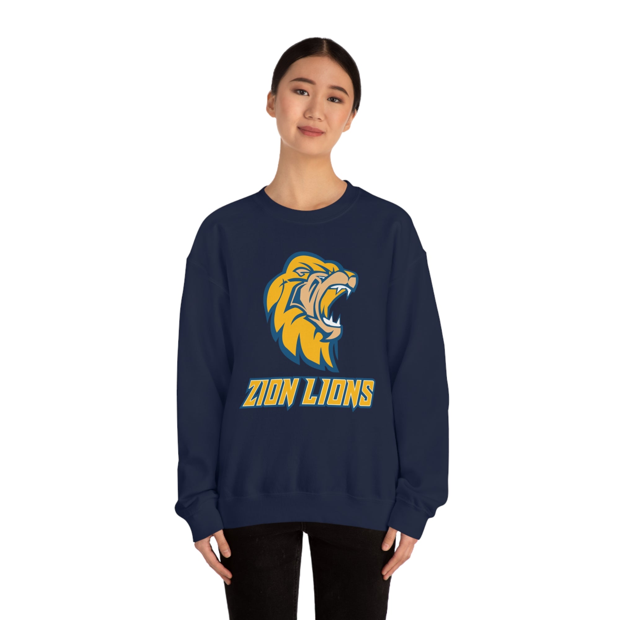 Zion Lions Crewneck Sweatshirts