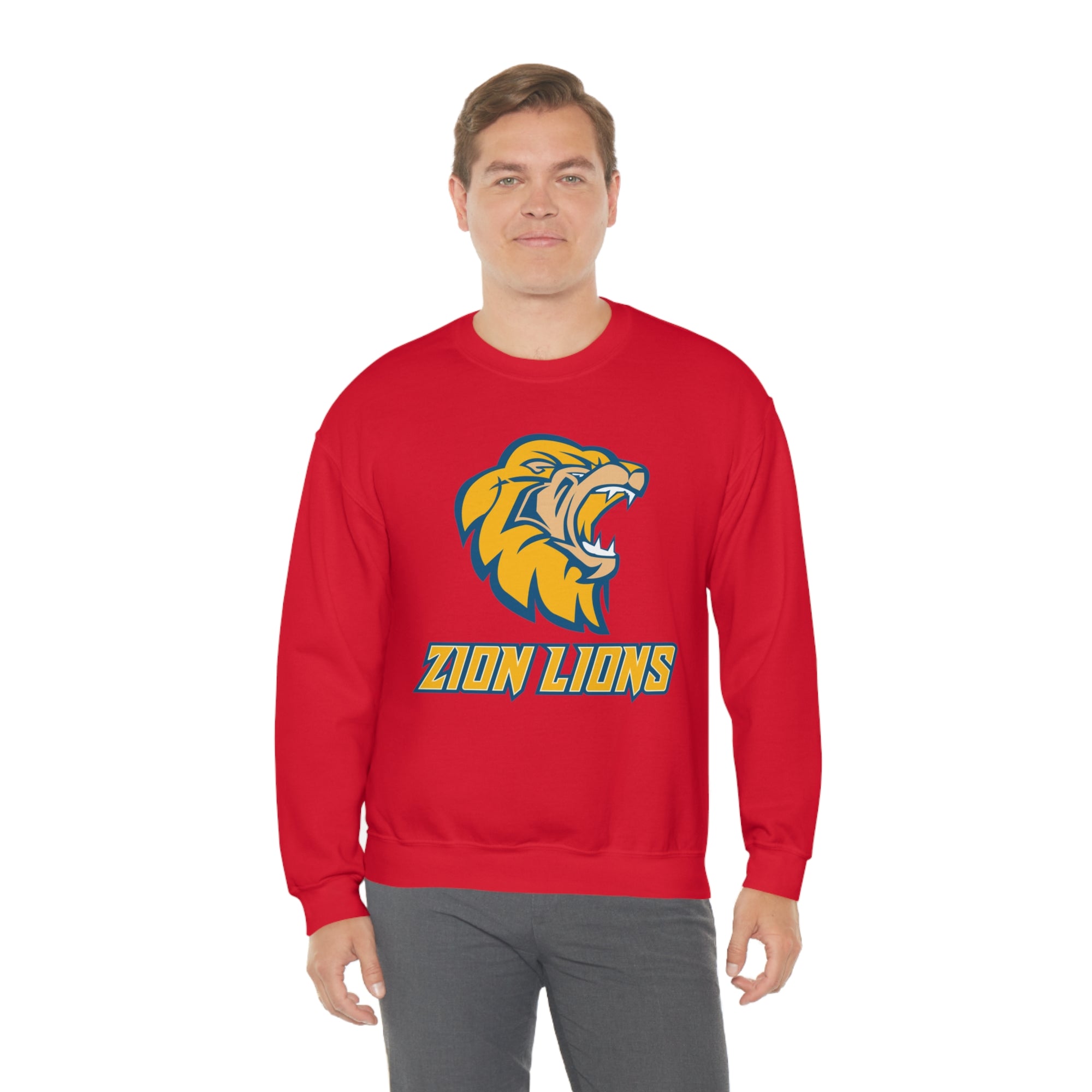 Zion Lions Crewneck Sweatshirts