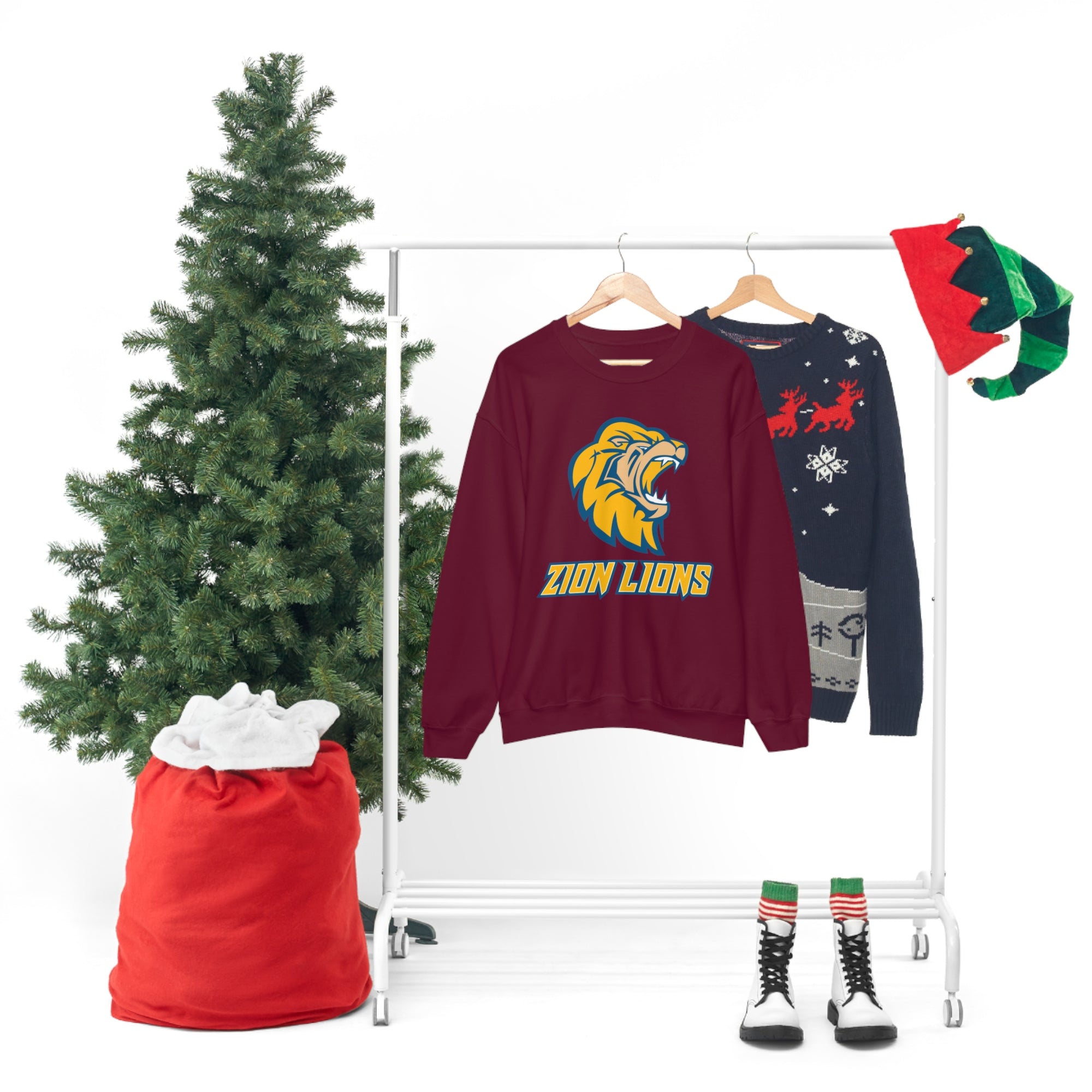 Zion Lions Crewneck Sweatshirts