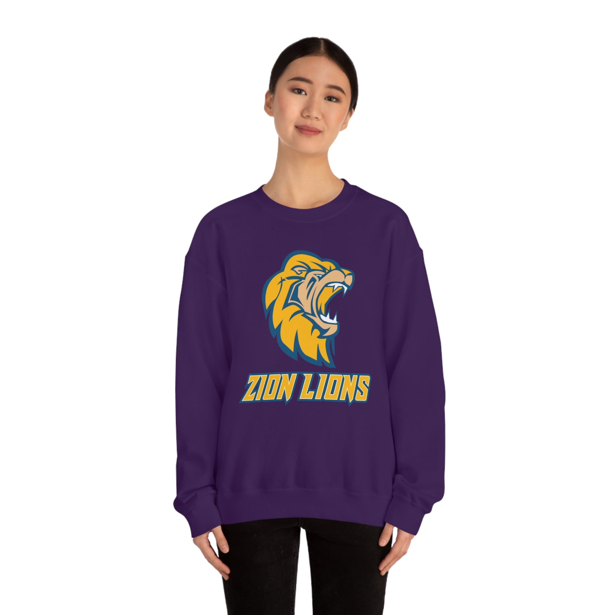 Zion Lions Crewneck Sweatshirts