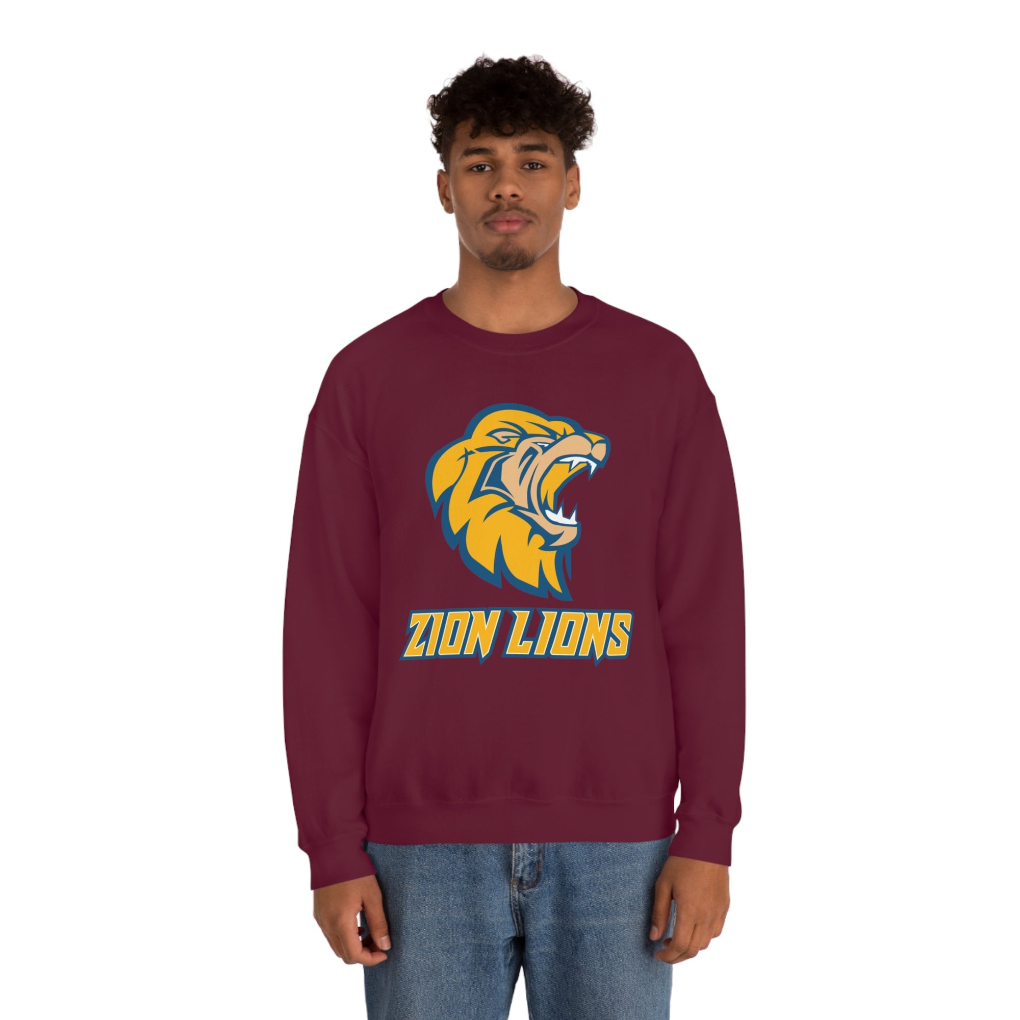 Zion Lions Crewneck Sweatshirts