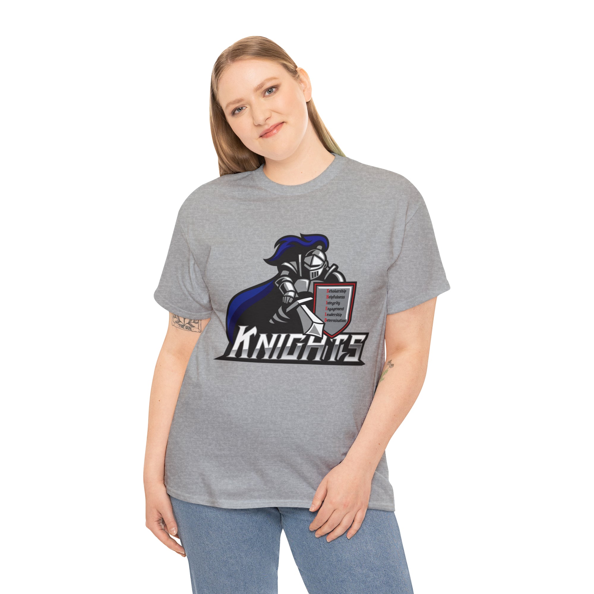North Pole Middle School Unisex Heavy Cotton Tee