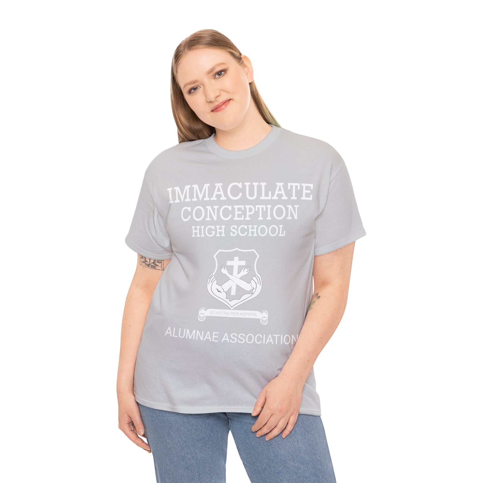 Immaculate Conception High School Alumnae Association Unisex Heavy Cotton Tee