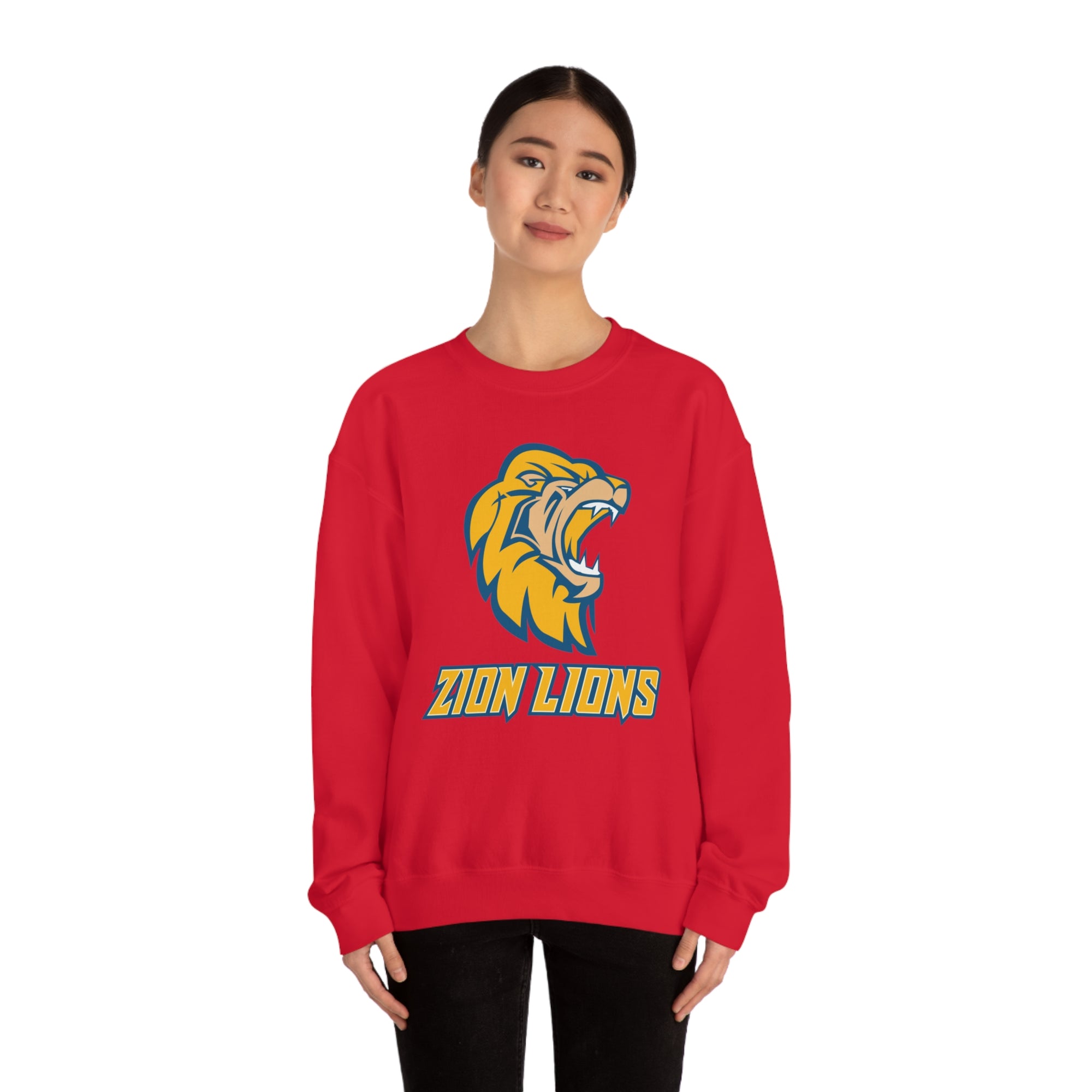Zion Lions Crewneck Sweatshirts