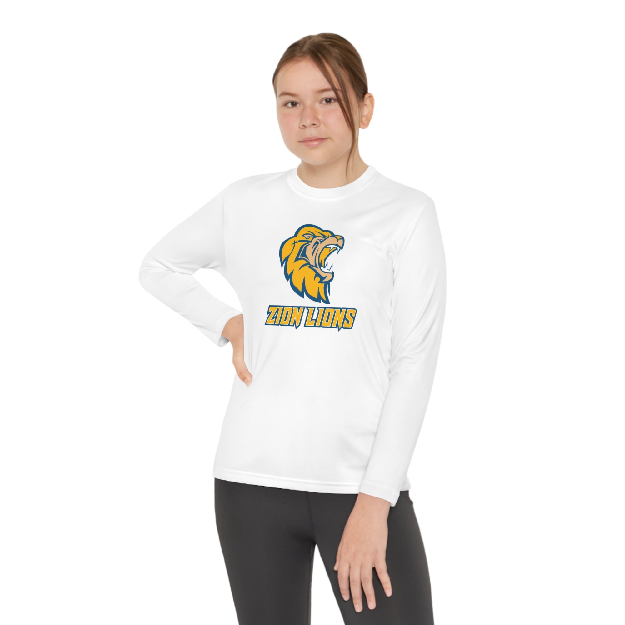 Zion Lions Youth Long Sleeve Competitor Tee - YOUTH
