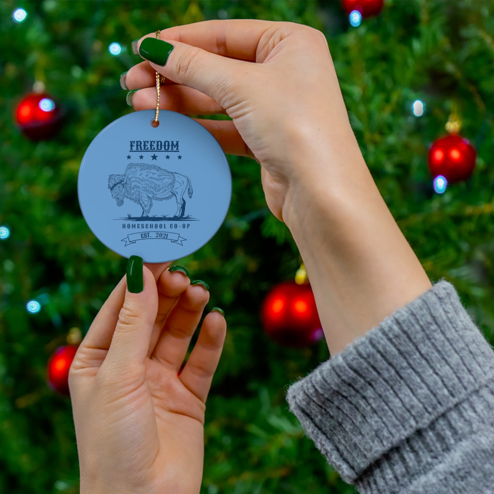 Freedom Homeschool Co-op Christmas Ornament
