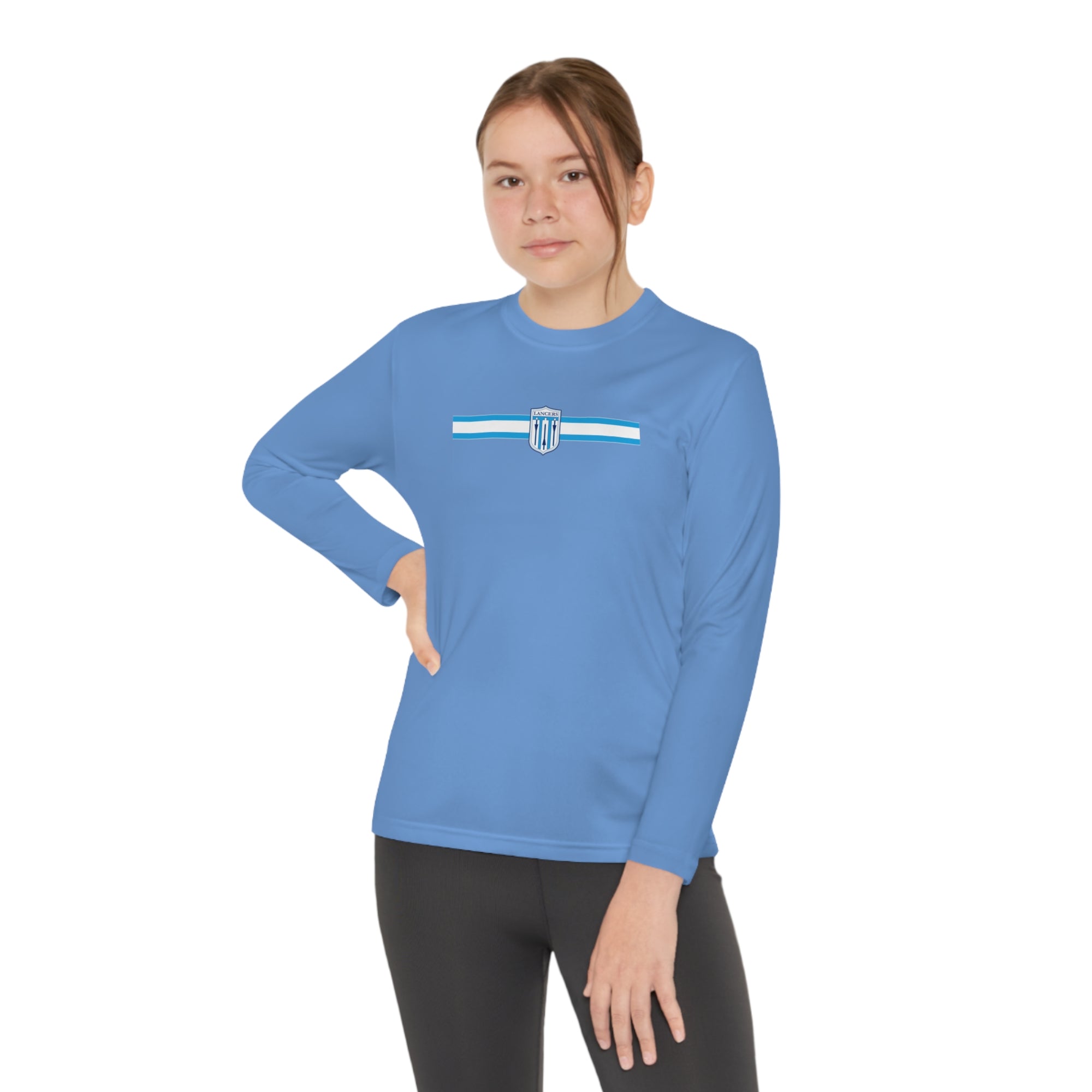 Long Sleeve Lancers Shield Broad logo - YOUTH