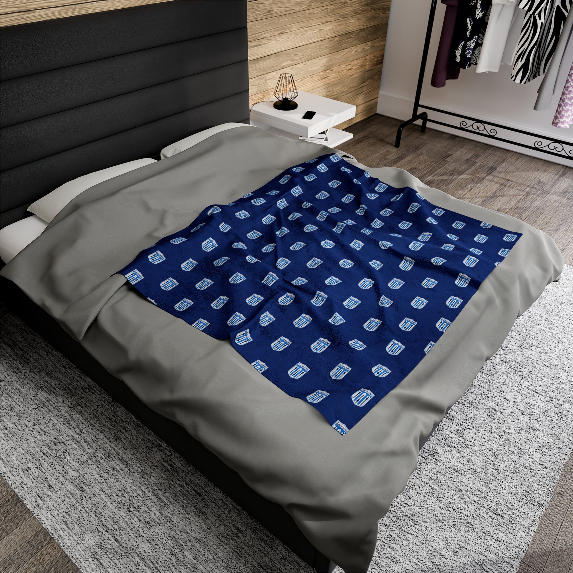 Lancers Velveteen Plush Blanket