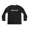 Zion with Mascots Long Logo Long Sleeve Competitor Tee - YOUTH