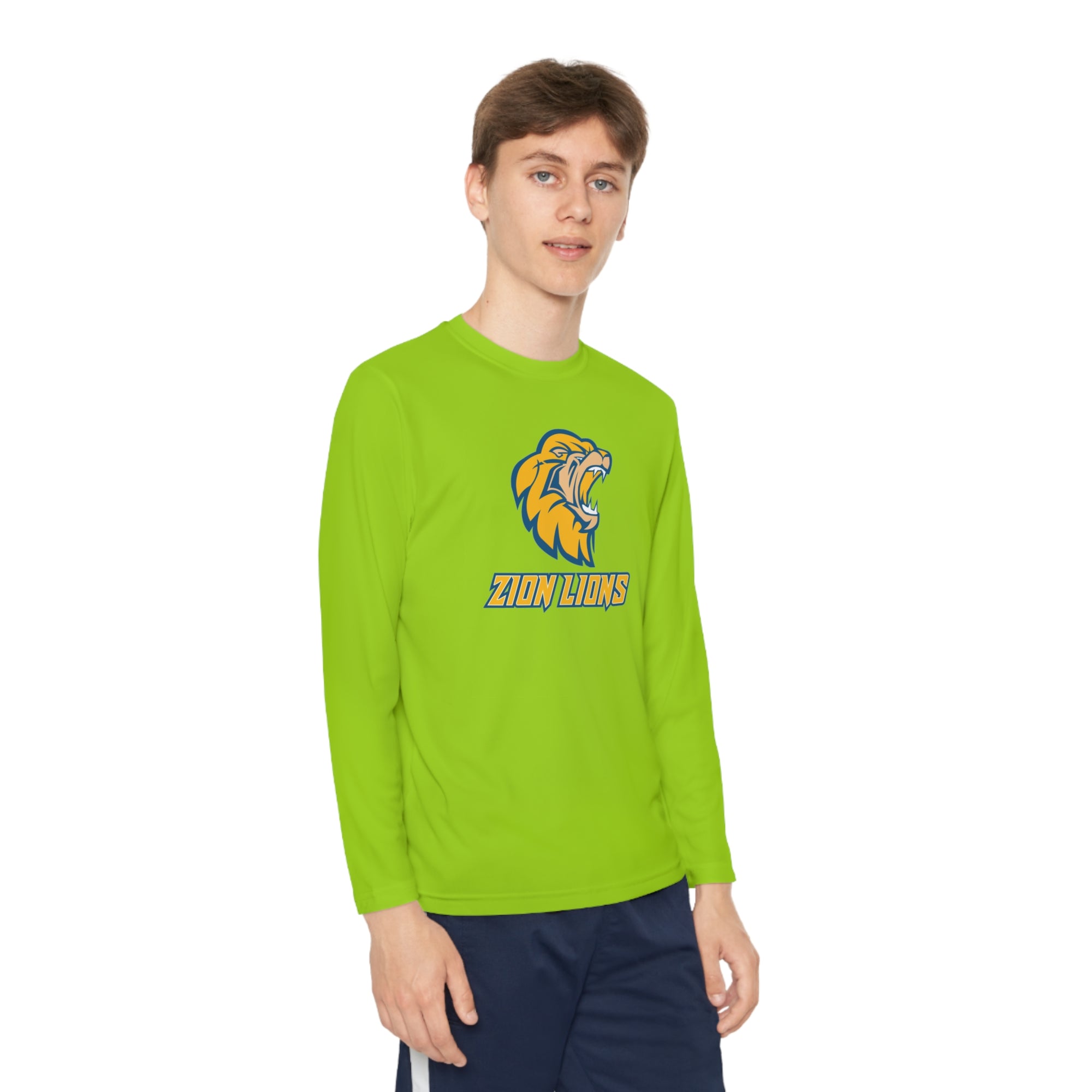 Zion Lions Youth Long Sleeve Competitor Tee - YOUTH
