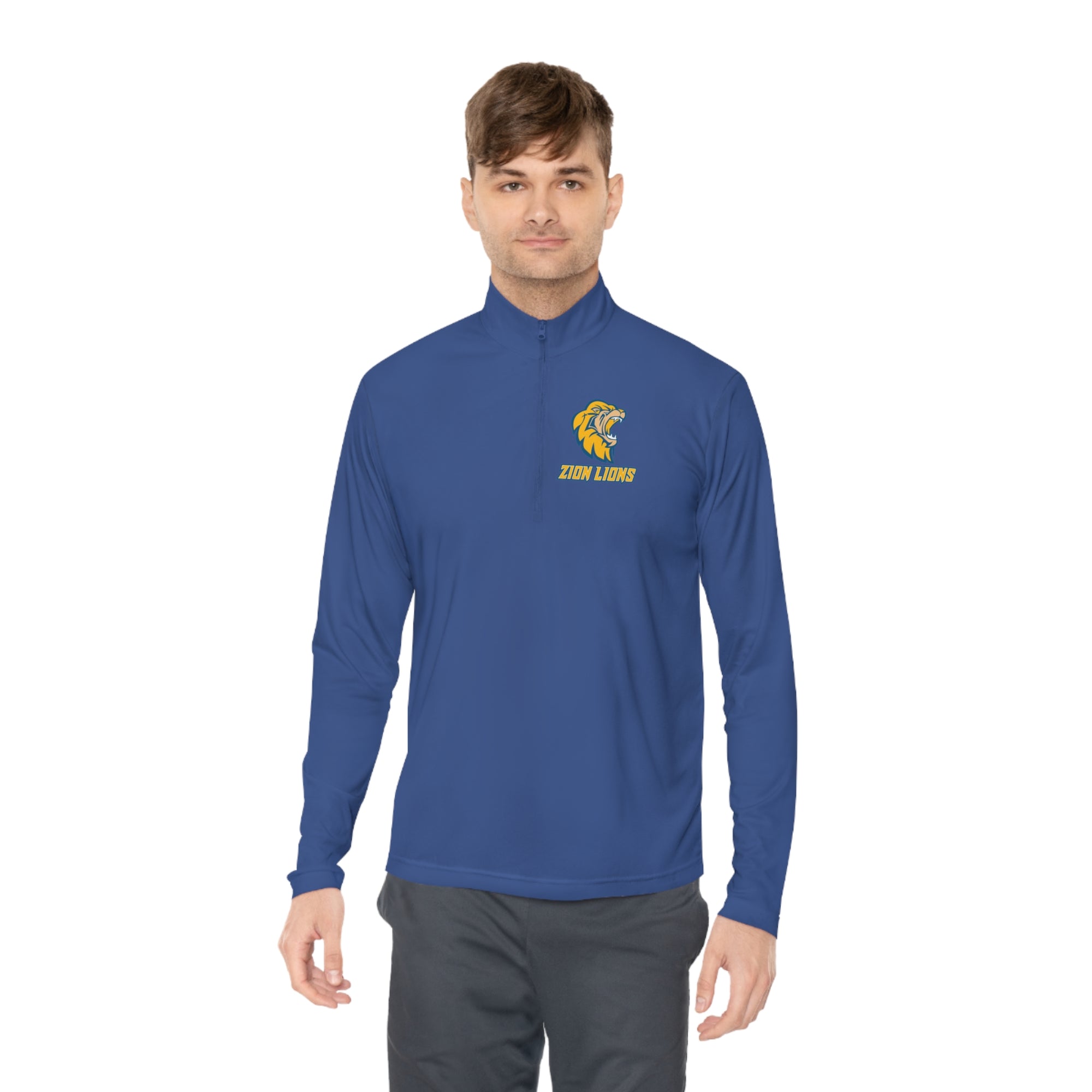 Zion Lions Unisex Quarter-Zip Pullover