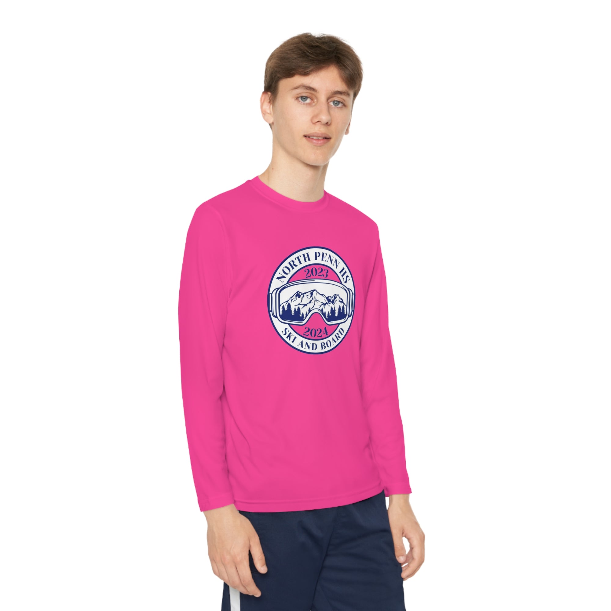 North Penn HS Ski &amp; Board youth Logo Long Sleeve Competitor Youth Tee