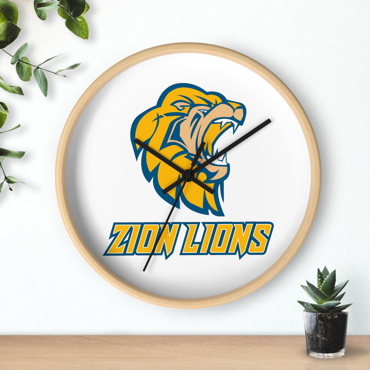 Zion Lions Wall Clocks