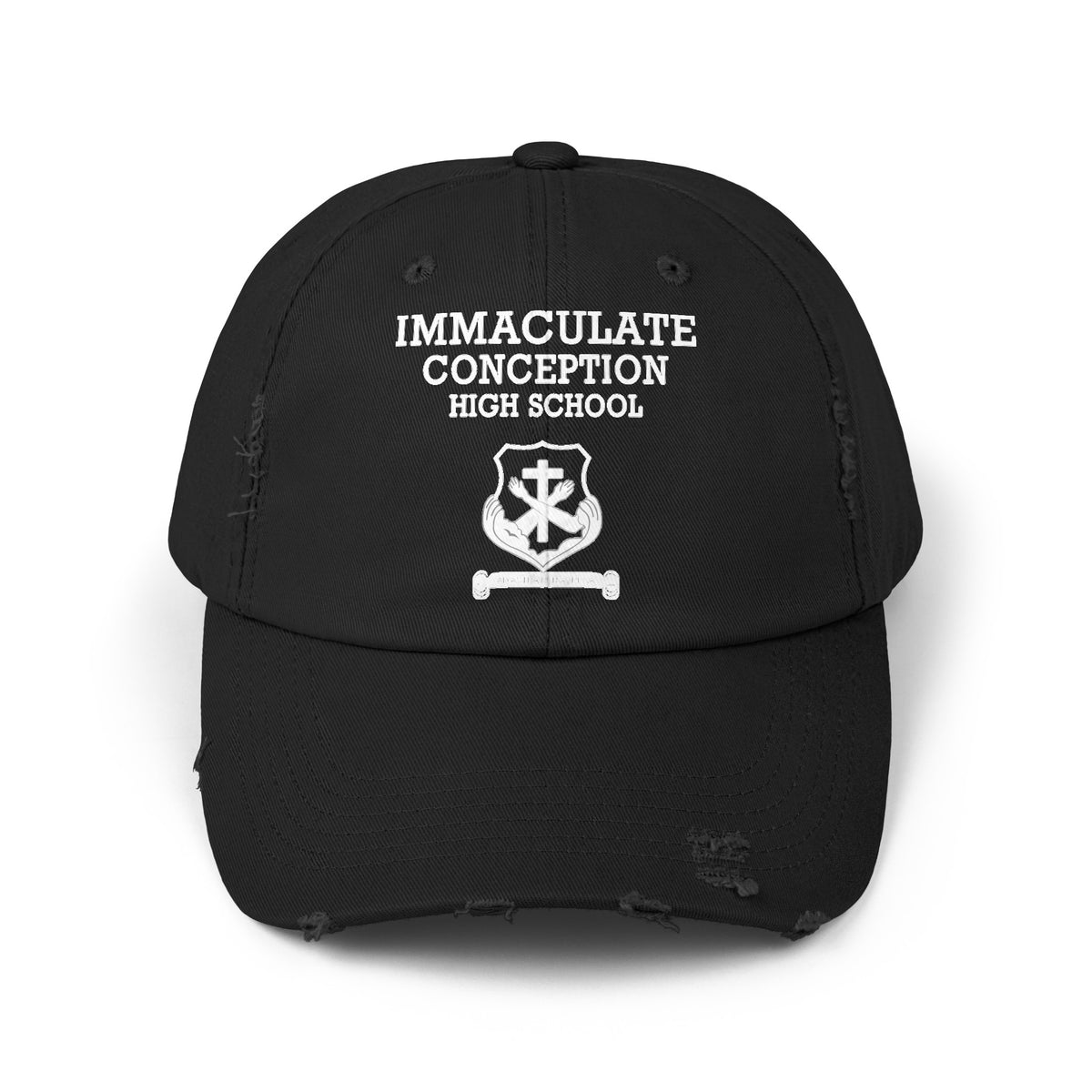 Immaculate Conception Unisex Distressed Cap