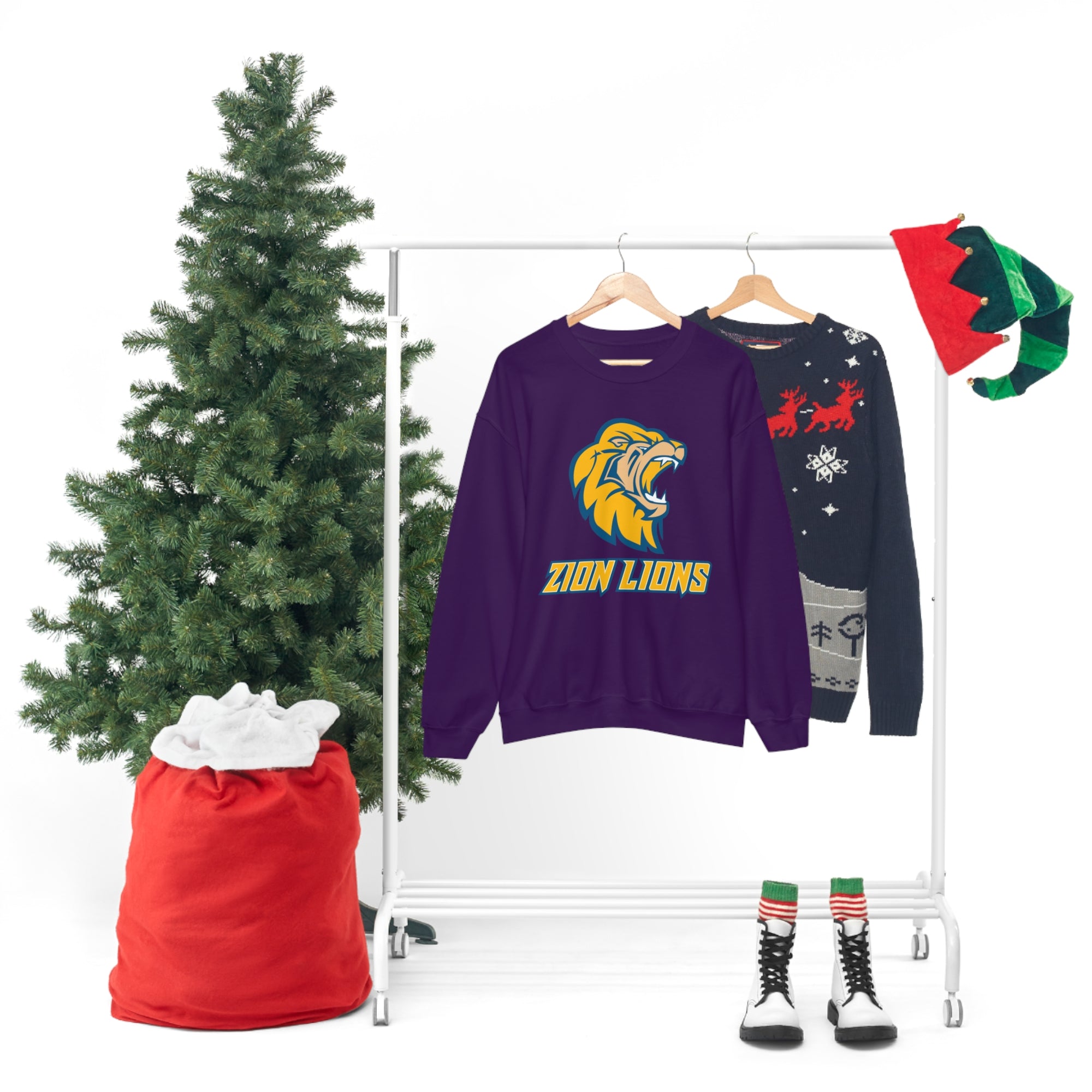 Zion Lions Crewneck Sweatshirts