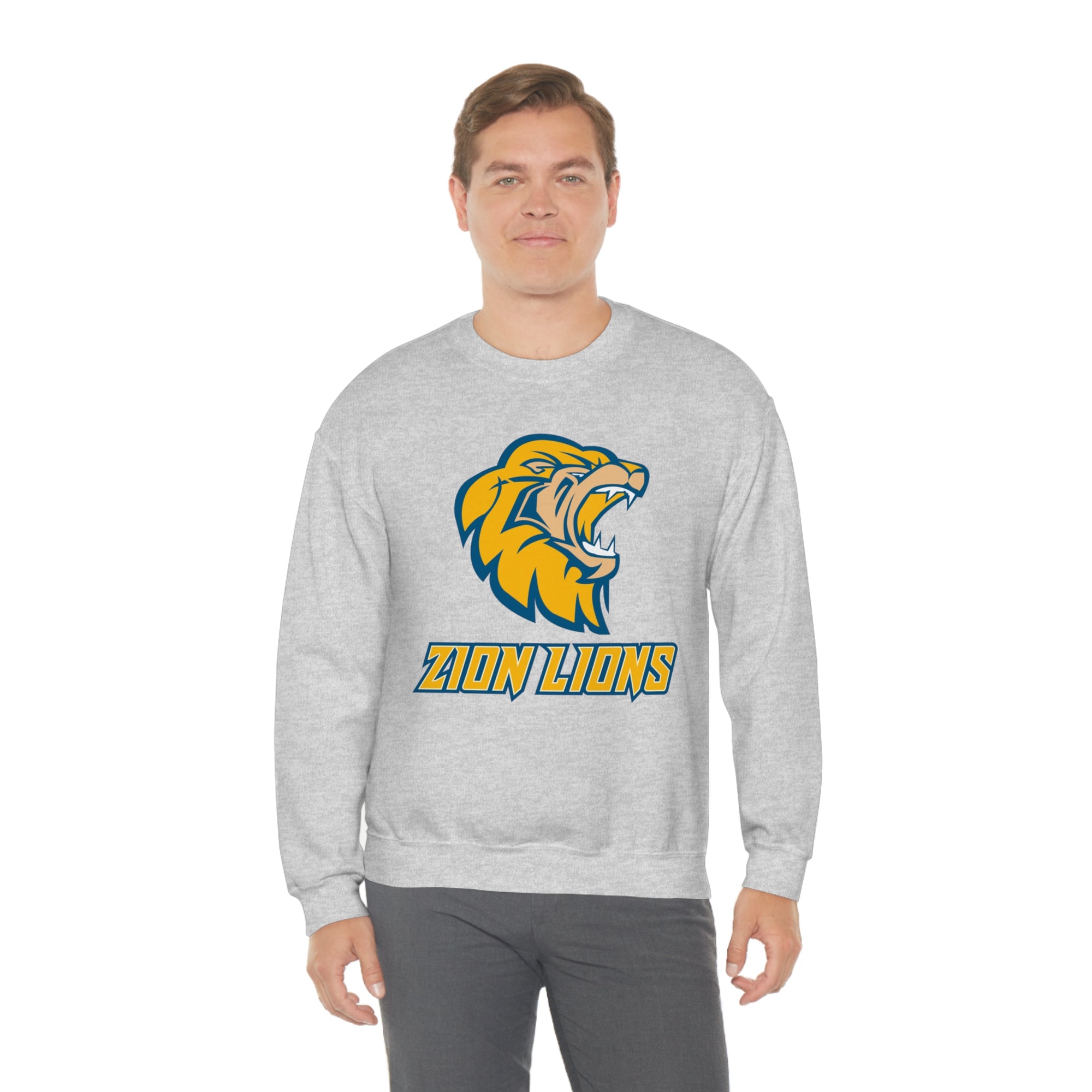 Zion Lions Crewneck Sweatshirts