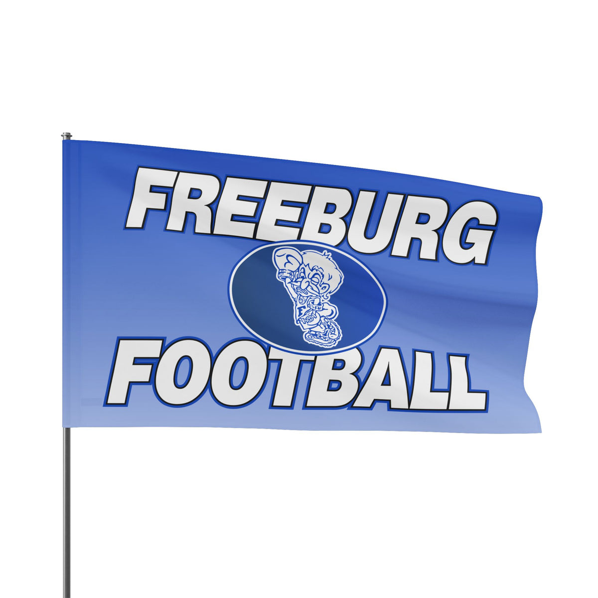 Freeburg Football Flag with Circle