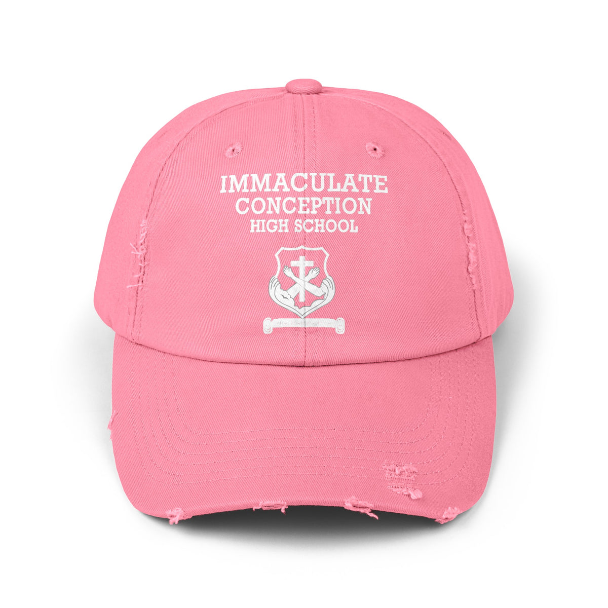 Immaculate Conception Unisex Distressed Cap