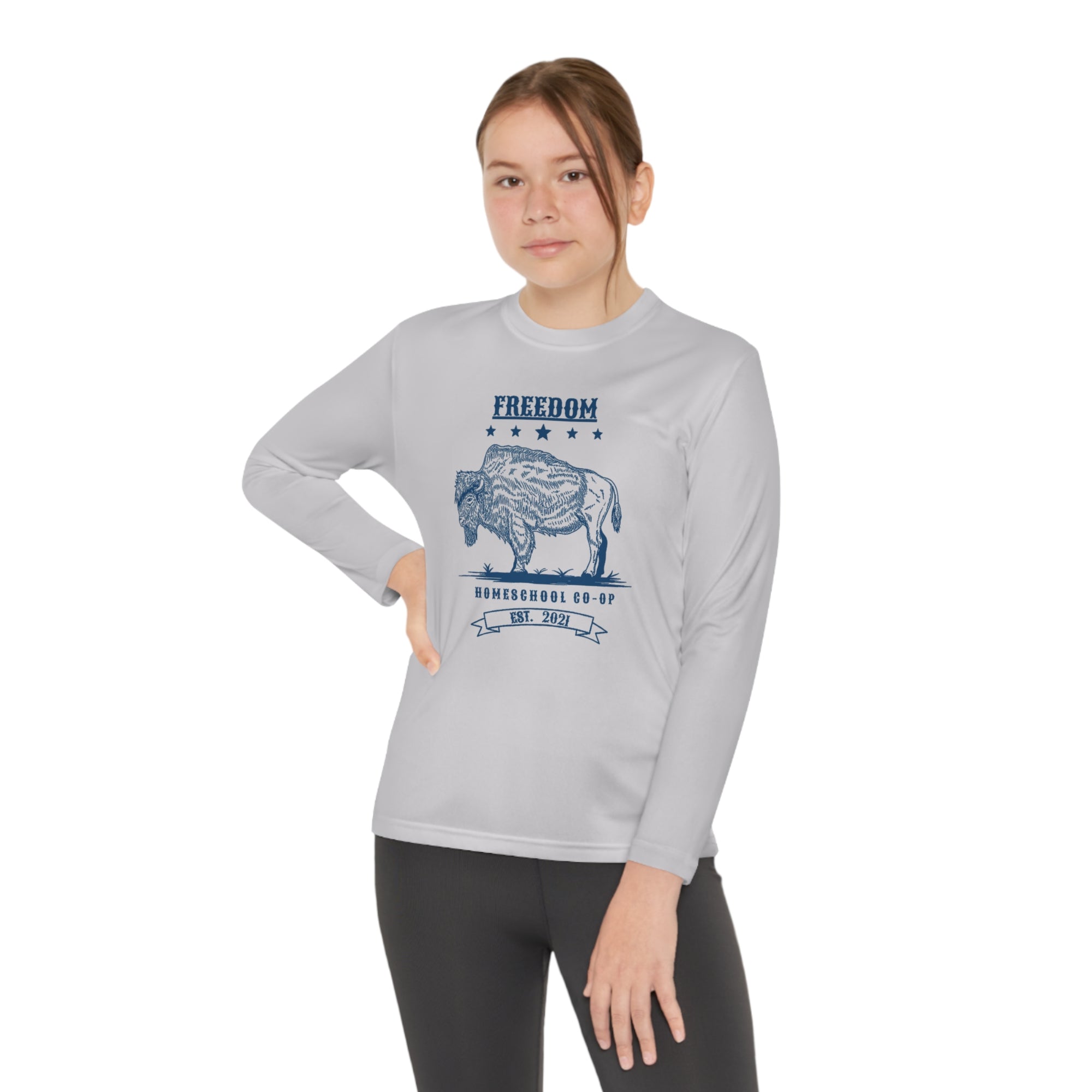Youth Freedom Homeschool Co-op Long Sleeve Competitor Tee