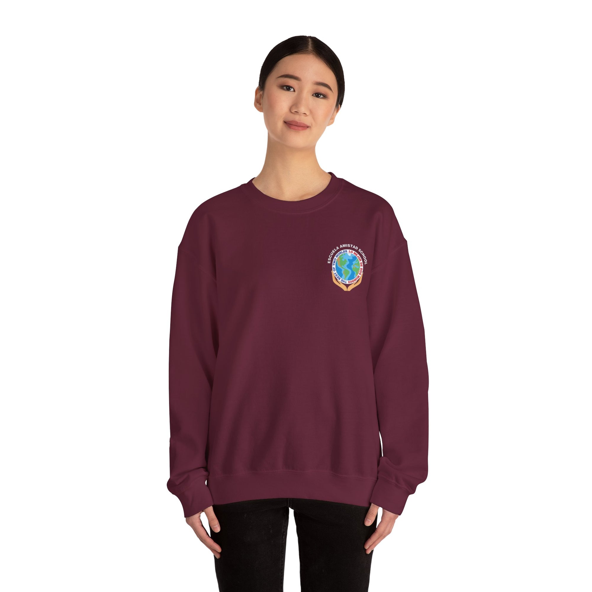 Escuela Amistad School Crewneck Sweatshirts