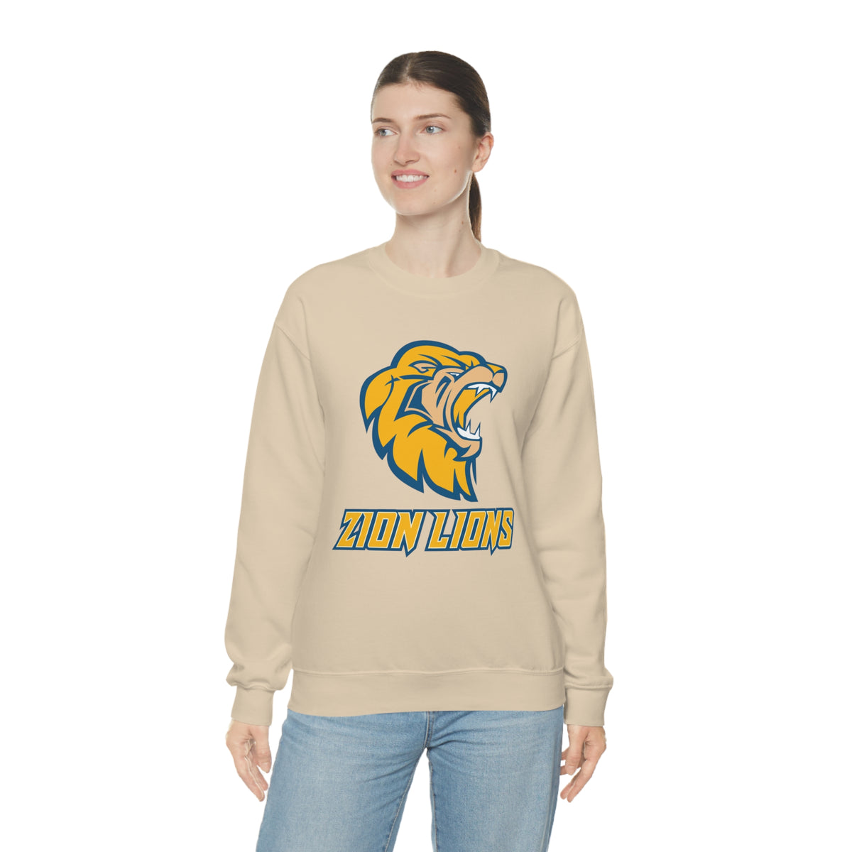 Zion Lions Crewneck Sweatshirts