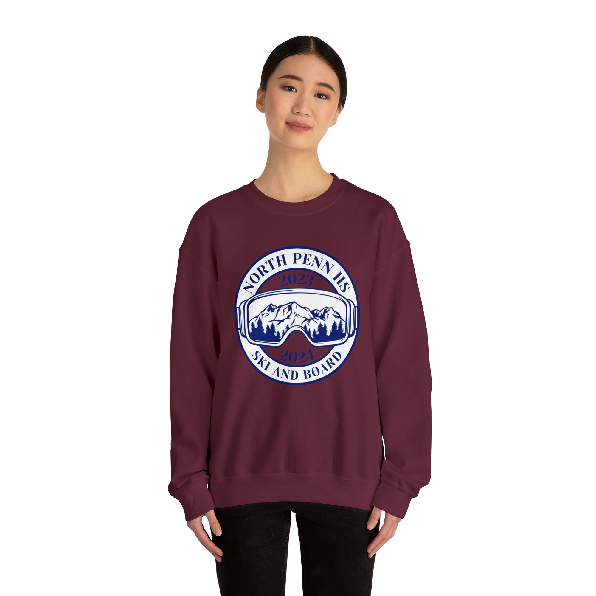 North Penn HS Ski &amp; Board Crewneck Sweatshirts