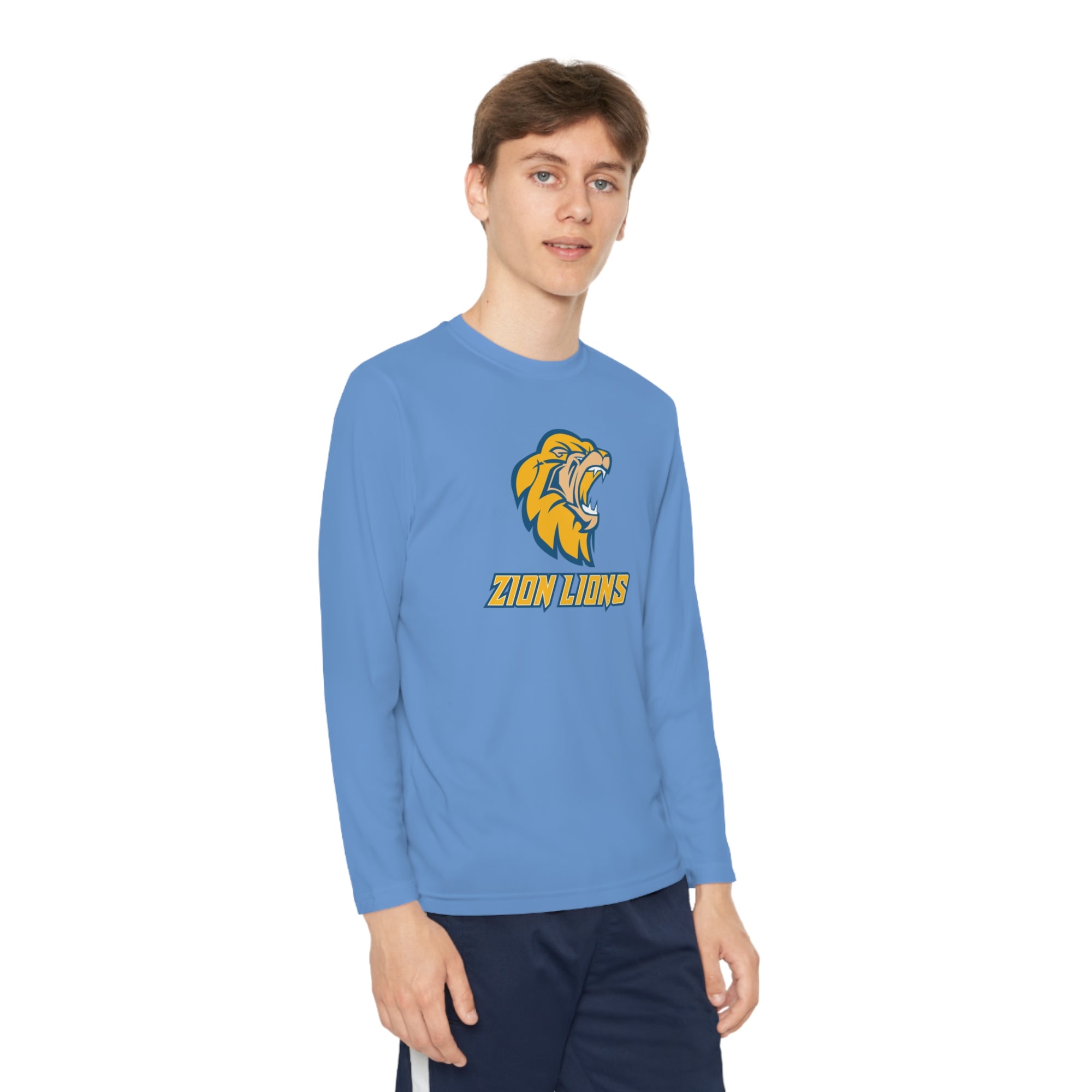Zion Lions Youth Long Sleeve Competitor Tee - YOUTH