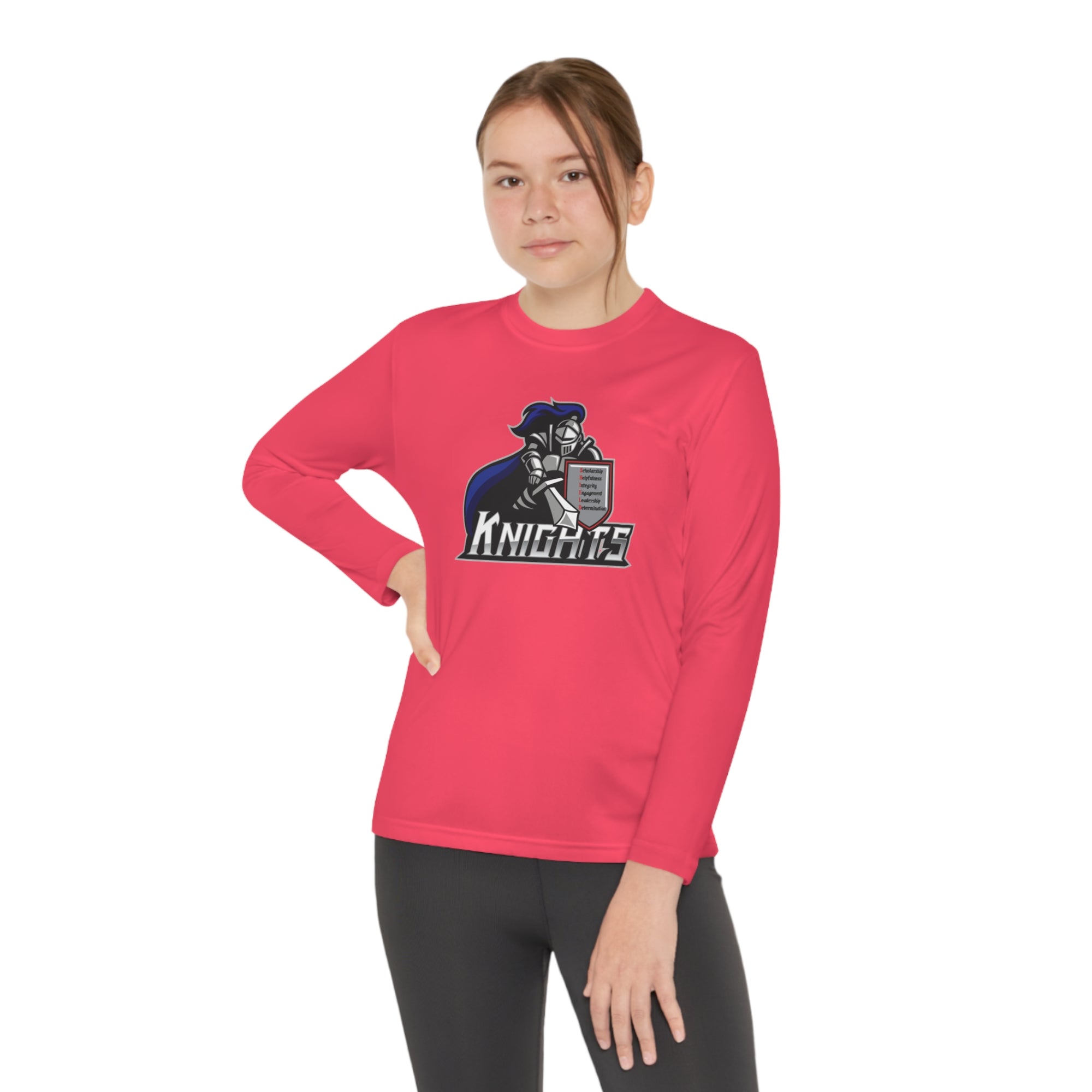 North Pole Middle School Long Sleeve Competitor Tee - YOUTH