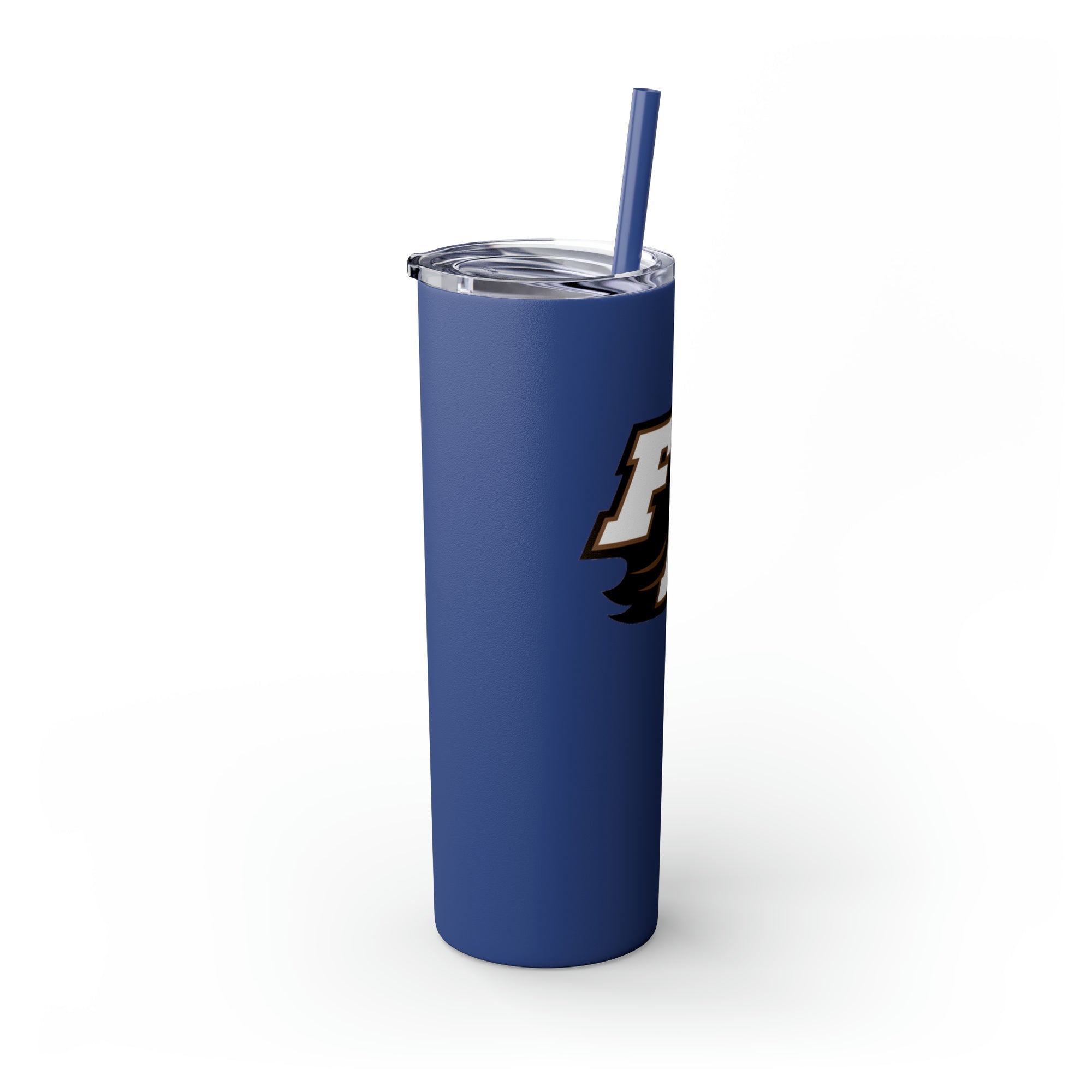 First Academy Drama Team Skinny Tumbler with Straw, 20oz