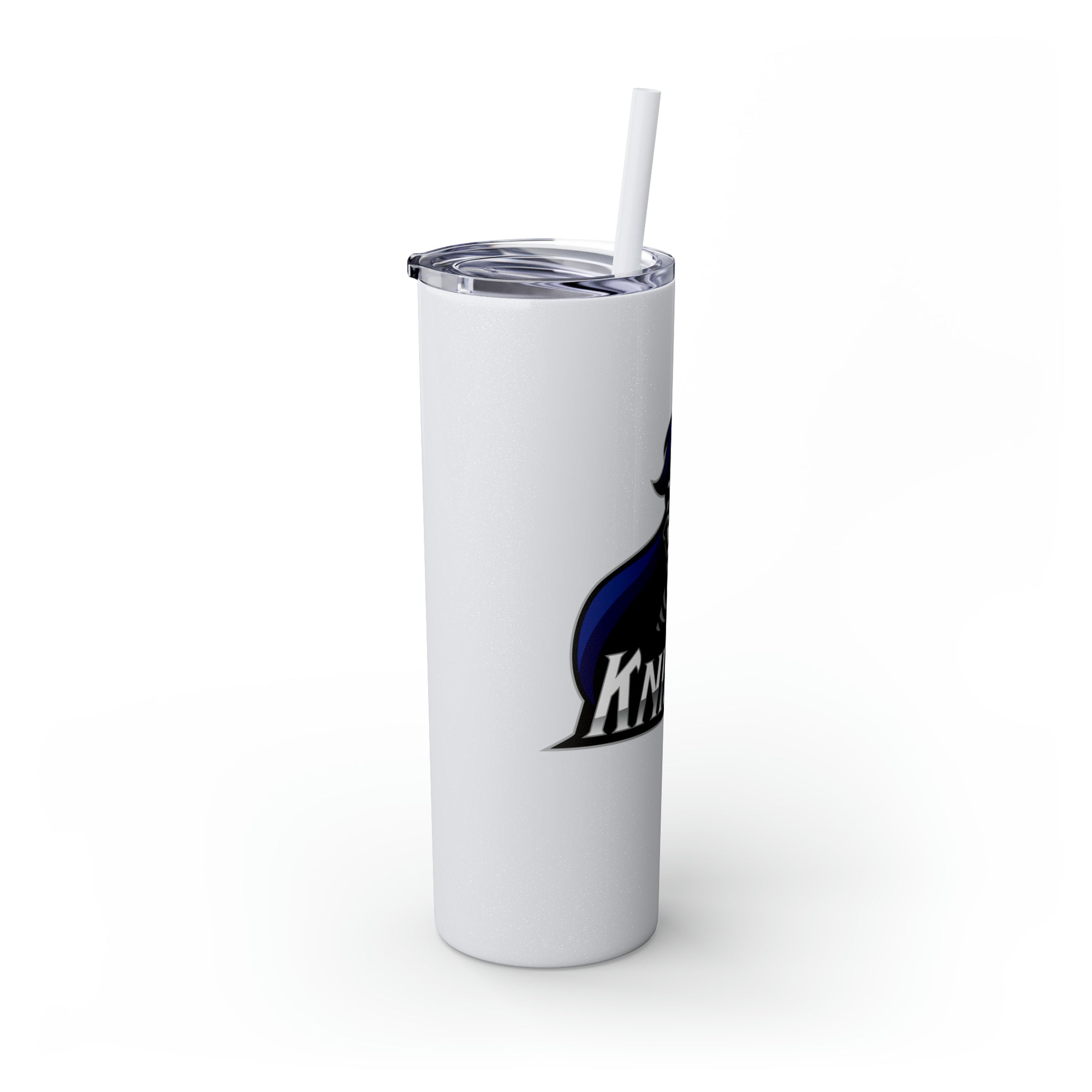 North Pole Middle School Skinny Tumbler with Straw, 20oz