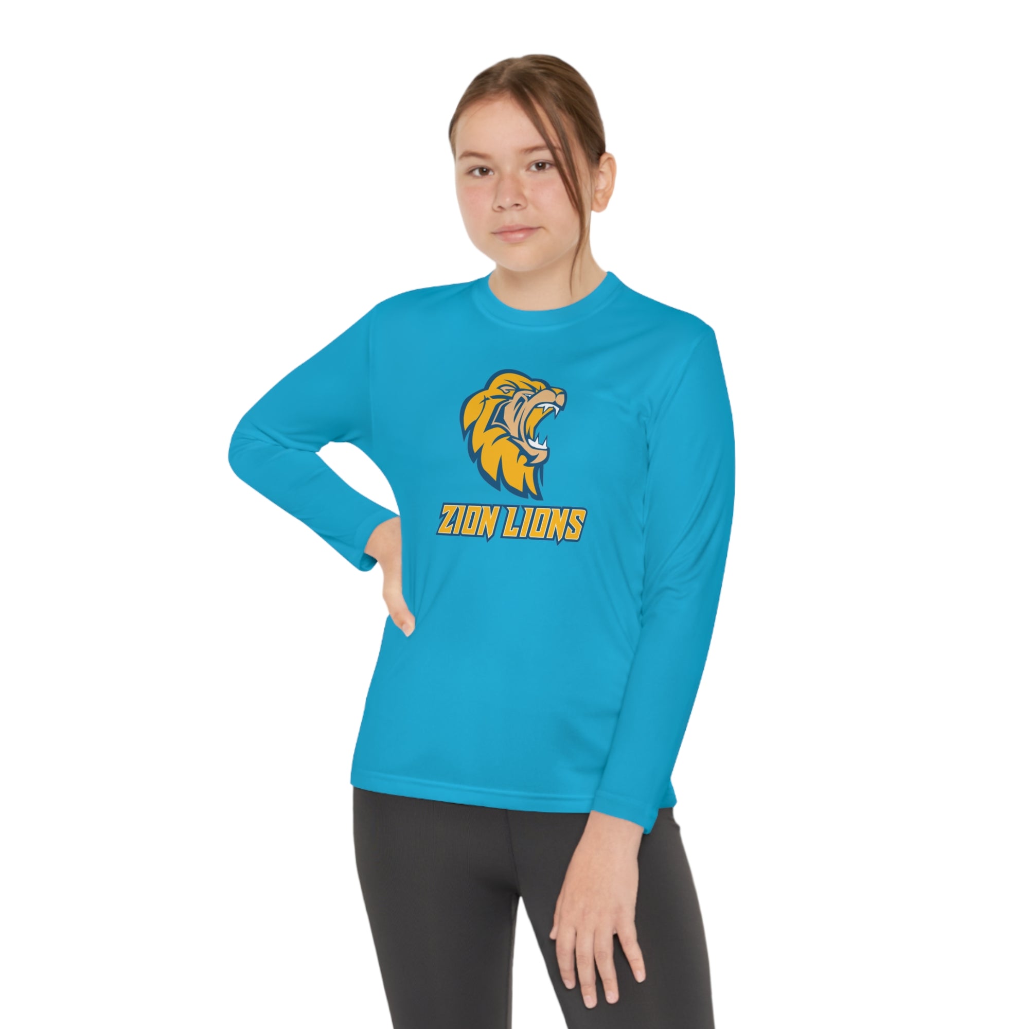 Zion Lions Youth Long Sleeve Competitor Tee - YOUTH